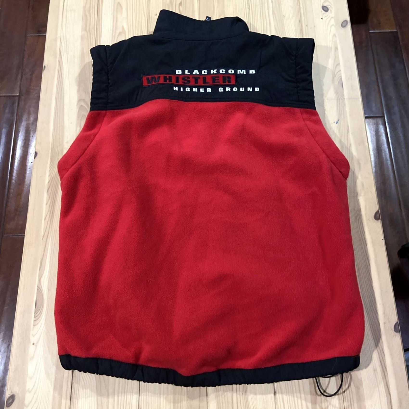 Whistles VINTAGE Whistler Vest Fleece Zipper Red 90s Outdoor Ski Women L Cinched Pockets Embroidered Canada Made in Canada Size L / US 10 / IT 46 - 7 Thumbnail