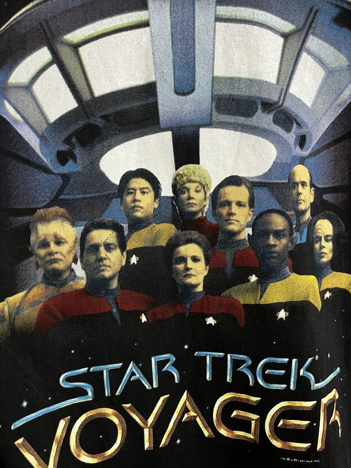 Other VINTAGE STAR TREK SHIPS AND VOYAGER 1995 SHIRT BLACK MENS Size US XL / EU 56 / 4 - 3 Thumbnail
