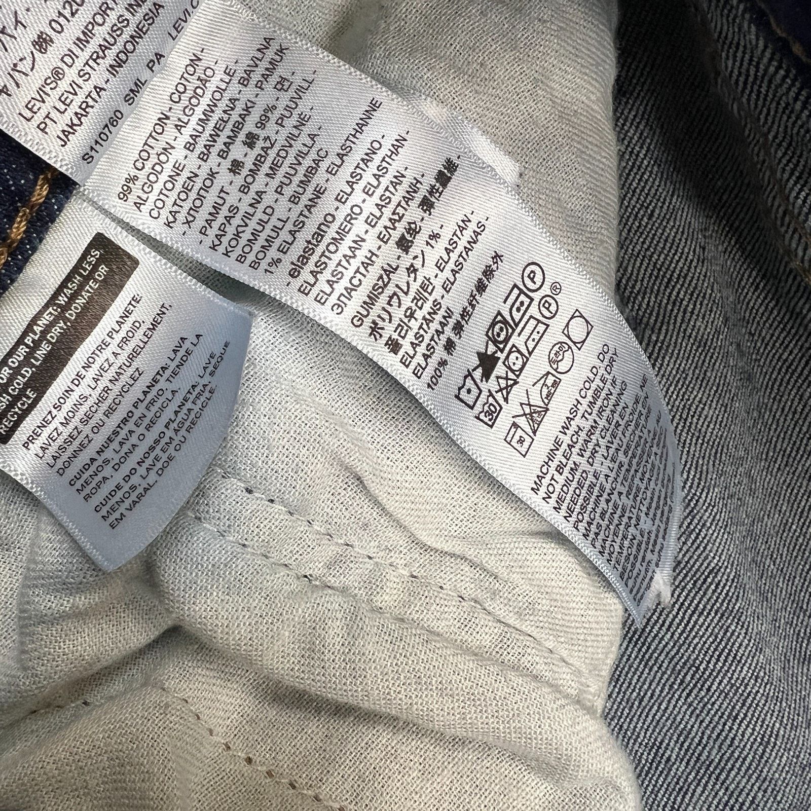 Levi's Levi's 512 Jeans 36x30 Slim Taper Leg Mid Rise Stretch Denim Size US 36 / EU 52 - 10 Thumbnail