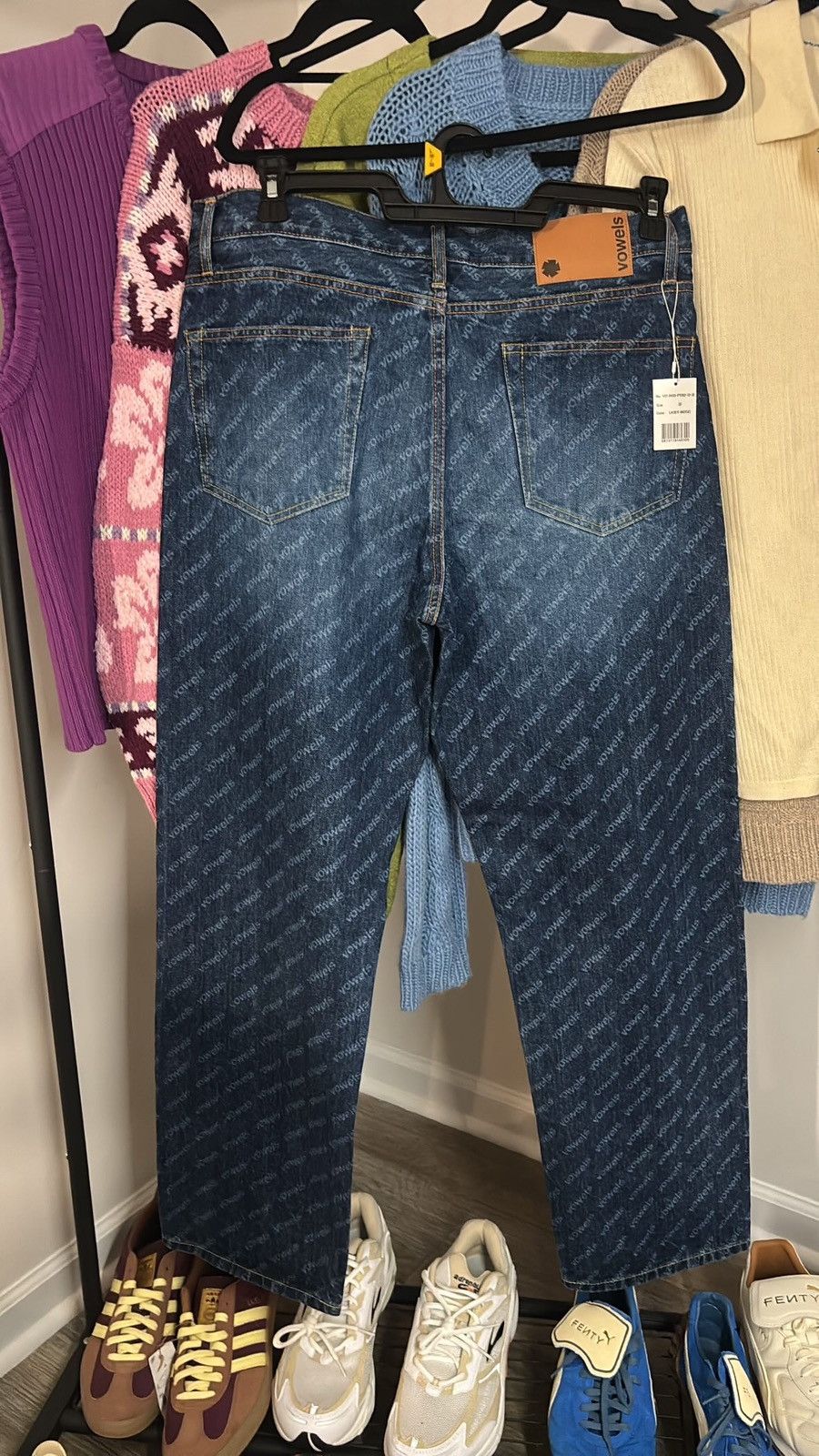 Other Vowels monogram laser denim Size US 32 / EU 48 - 3 Thumbnail