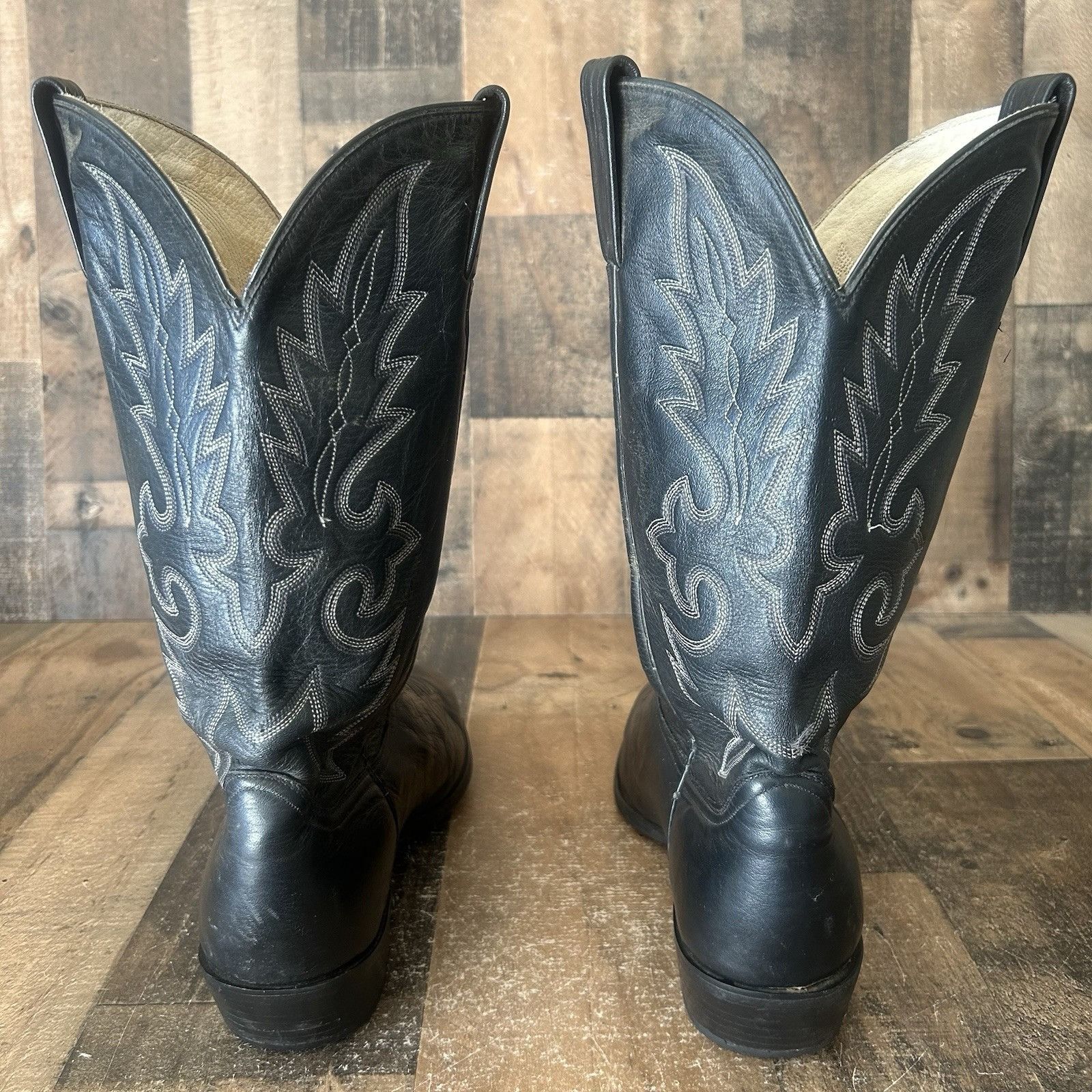 Dan Post Dan Post 2110 R Black Extra Wide Cowboy Boots Mens 12 EW Size US 12 / EU 45 - 10 Thumbnail