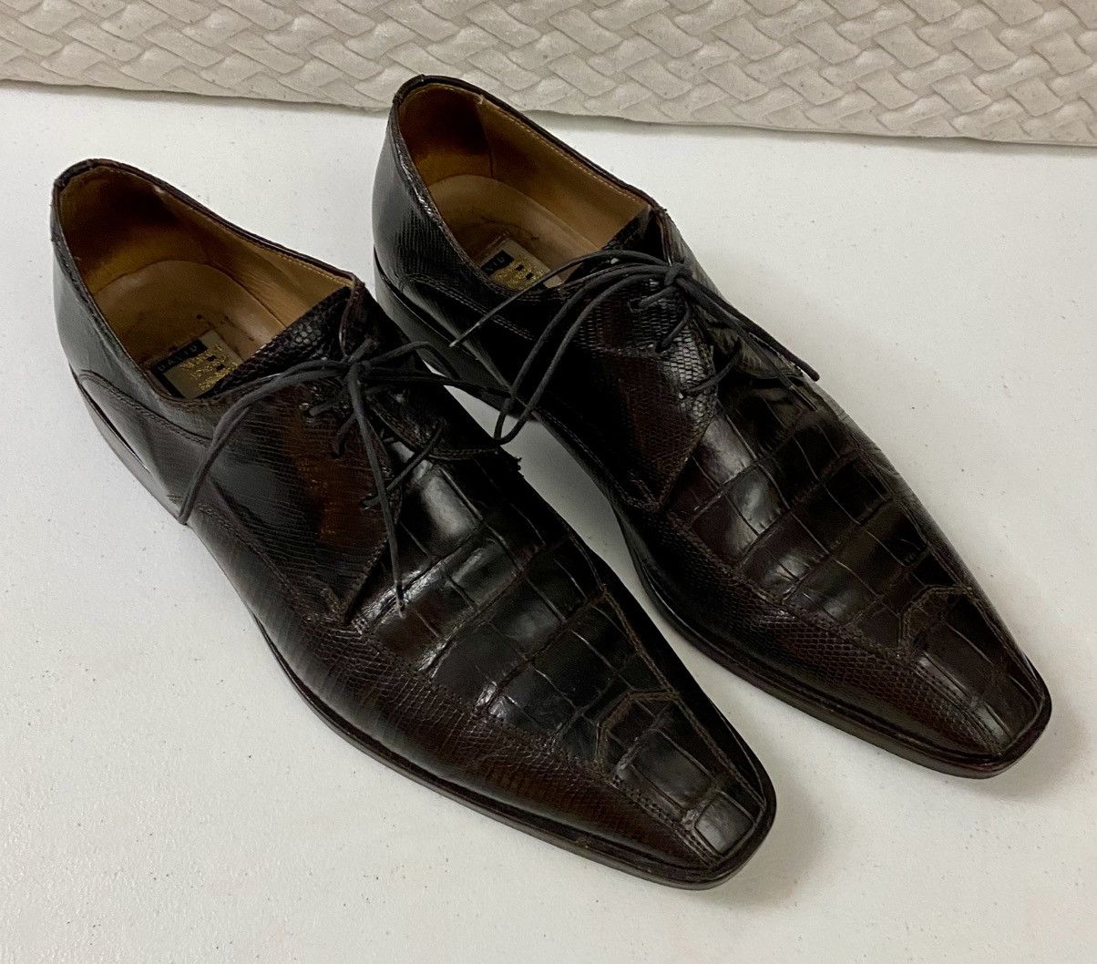 David Eden David Eden LP 36 Genuine Alligator/Lizard Skin Oxfords 10 Size US 10 / EU 43 - 16 Thumbnail