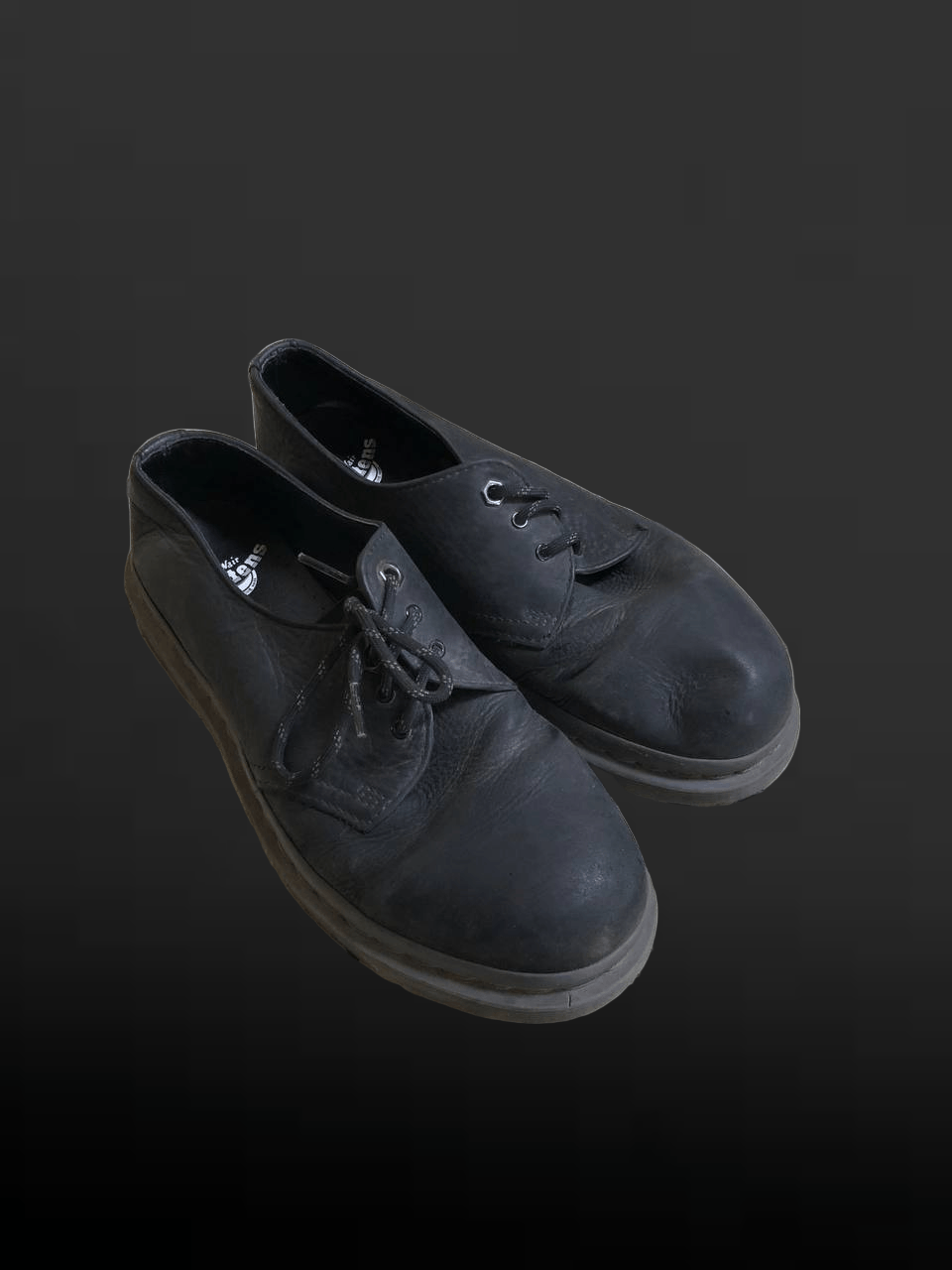 Dr. Martens Rare Vintage Dr Martens Air-Wair 1461 Black Leather Shoes Size US 8.5 / EU 41-42 - 1 Thumbnail
