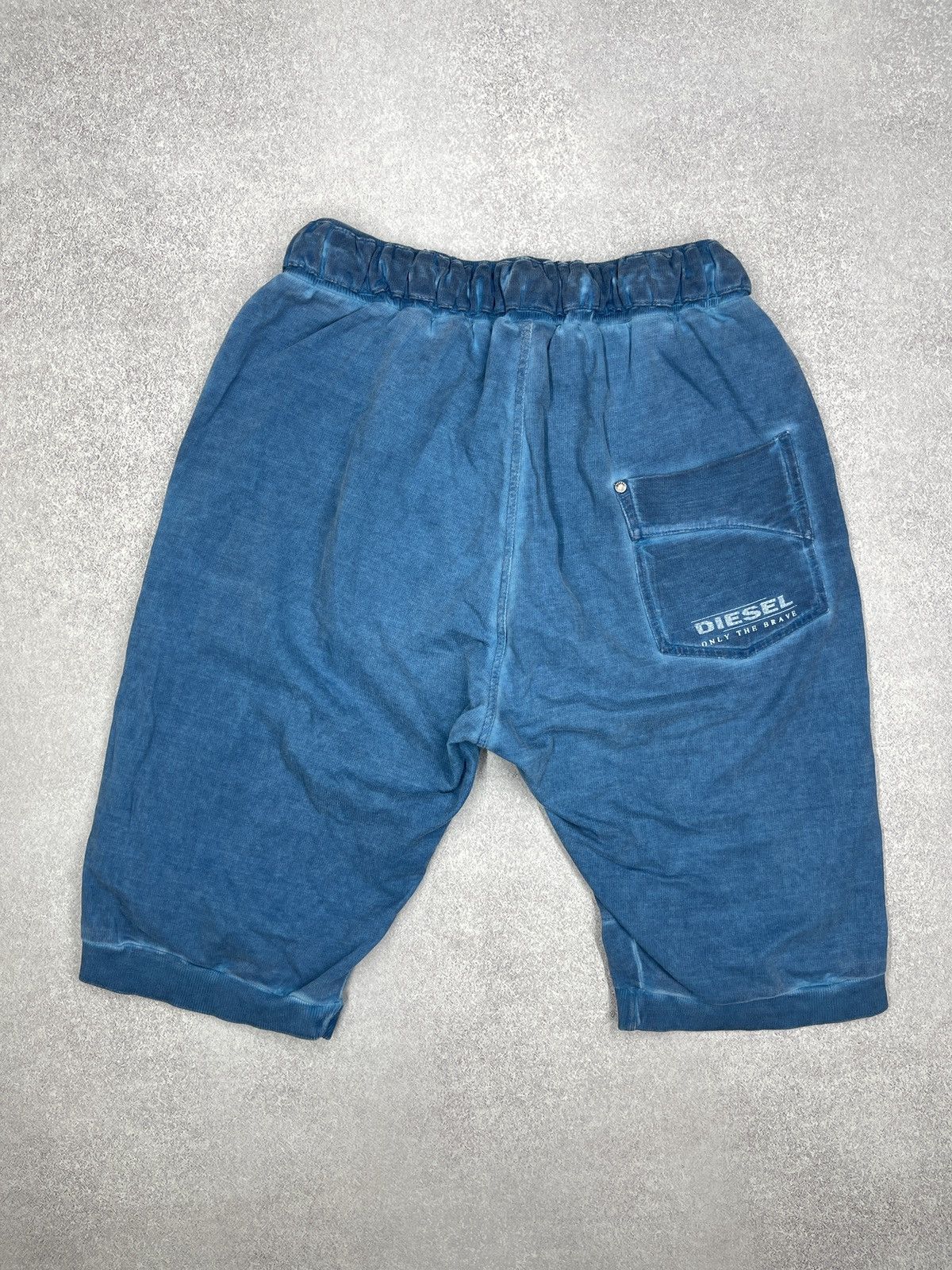 Diesel Mens Diesel Garment Dyed Shorts Blue Avant Garde Size S Size US 30 / EU 46 - 2 Thumbnail