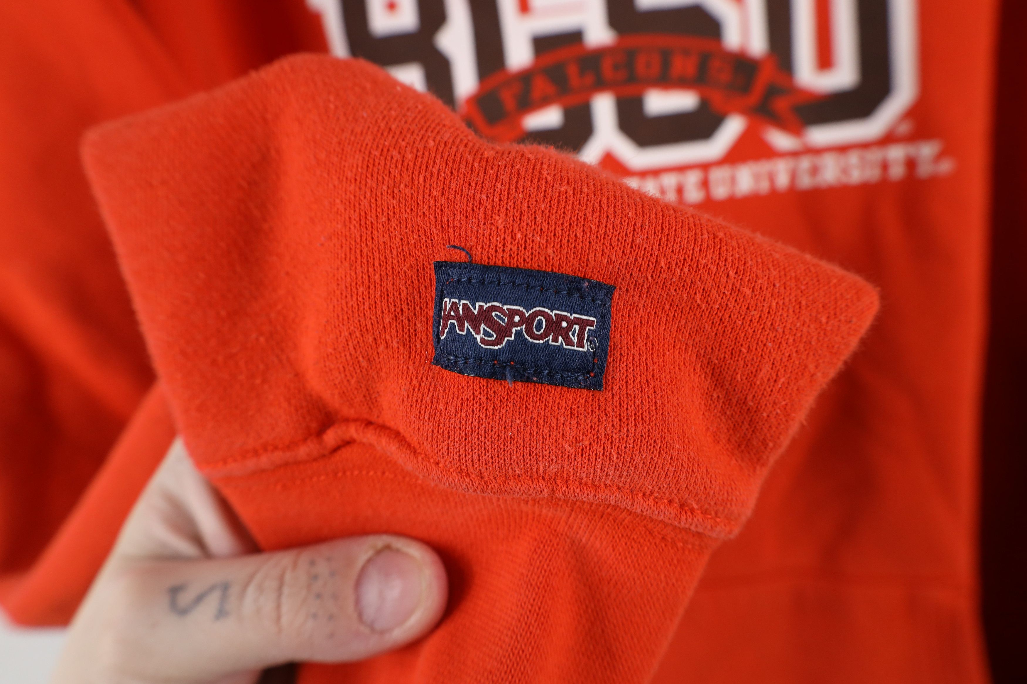 Vintage Vintage 90s Bowling Green State University Hoodie Sweatshirt Size US XL / EU 56 / 4 - 6 Thumbnail