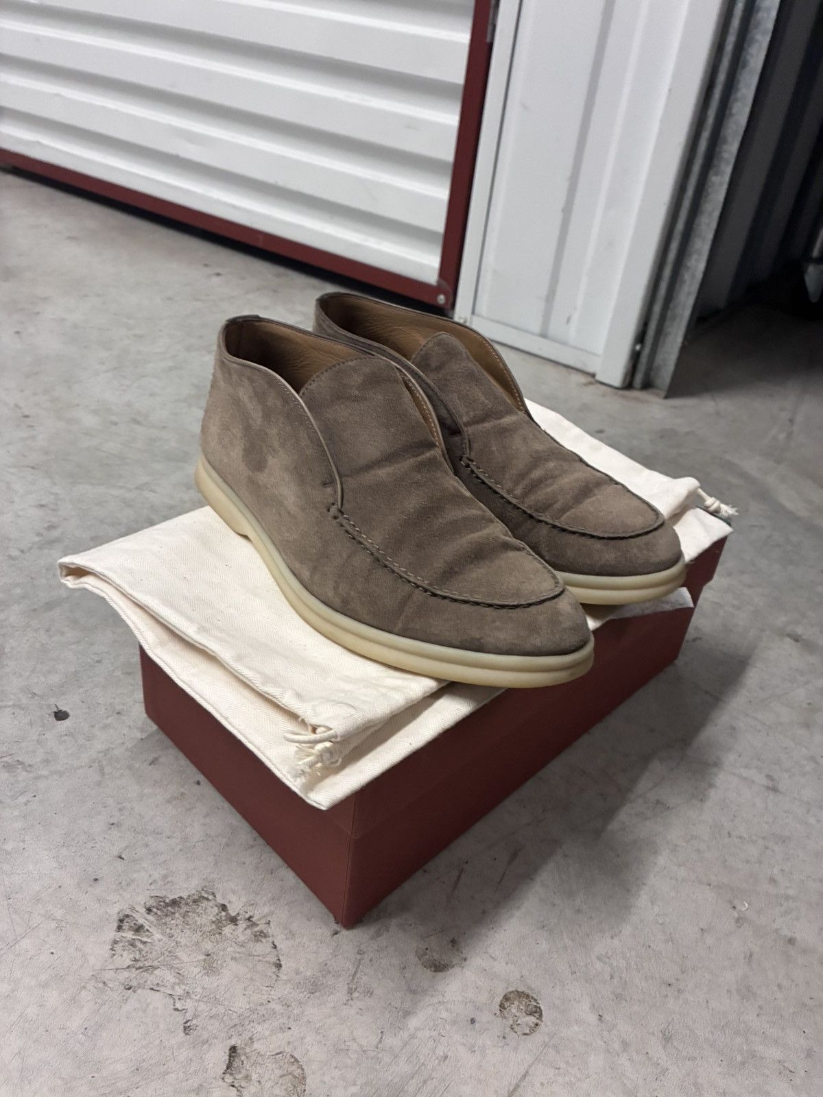 Loro Piana Loro piana beige brown uk 4.5 eu 37.5 Size US 7.5 / IT 37.5 - 1 Thumbnail