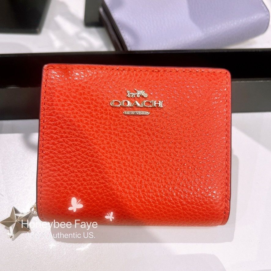 Coach Snap Wallet With Charm Mango CBO74 Size ONE SIZE - 1 Thumbnail