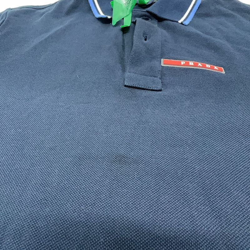 Prada Prada Striped Short Sleeve Polo Shirt-2506 Size US S / EU 44-46 / 1 - 4 Thumbnail