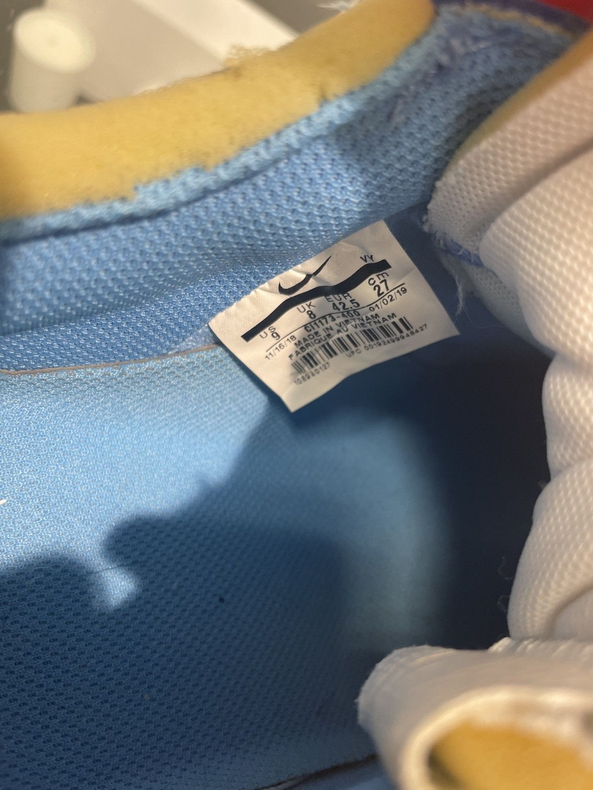 Nike × Off-White Nike Air Force 1 Low Off White MCA Blue Size US 9 / EU 42 - 6 Thumbnail