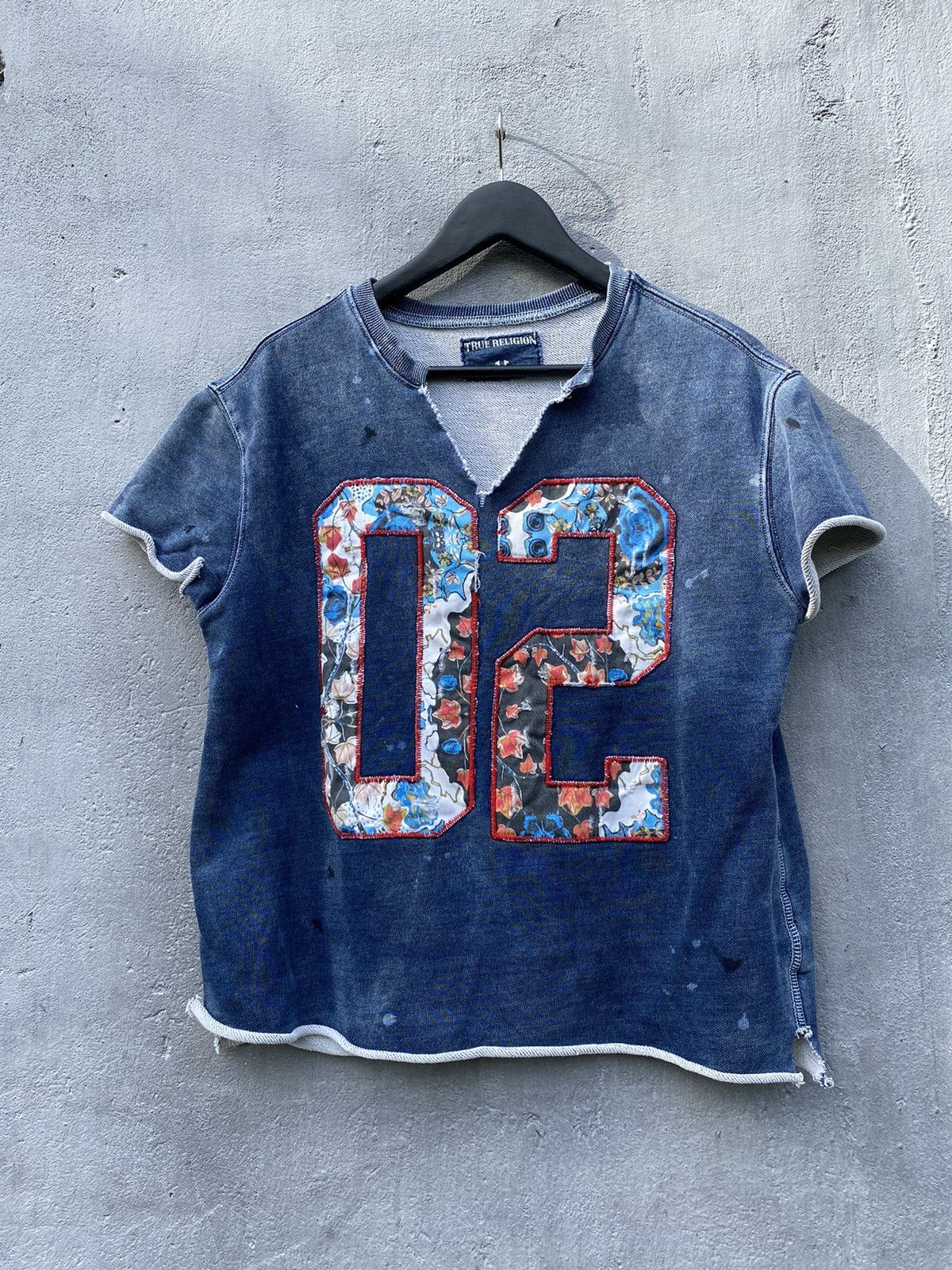 True Religion × Vintage Vintage 1995 True Religion Crop Jean T Shirt Woman Size S / US 4 / IT 40 - 1 Thumbnail