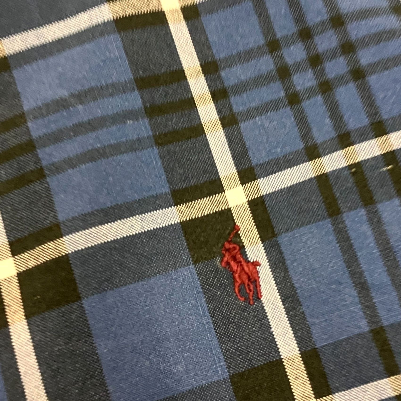 Ralph Lauren Ralph Lauren Shirt Men Large Check Blue Long Sleeve Button Down Cotton Vintage Preloved Size US L / EU 52-54 / 3 - 2 Thumbnail