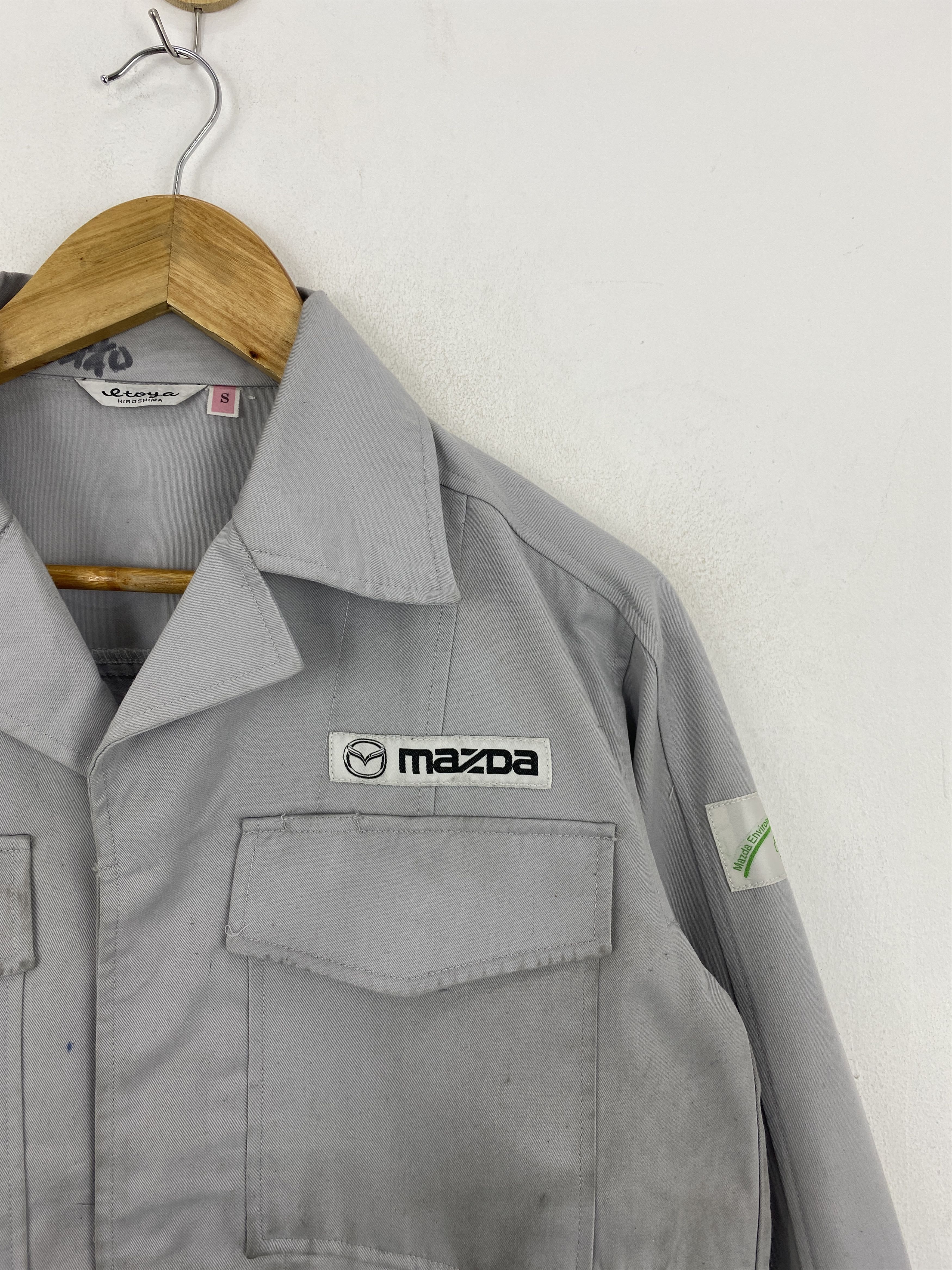 Vintage Vintage Dirty Mazda Workers Jacket J1918 Size US S / EU 44-46 / 1 - 6 Thumbnail