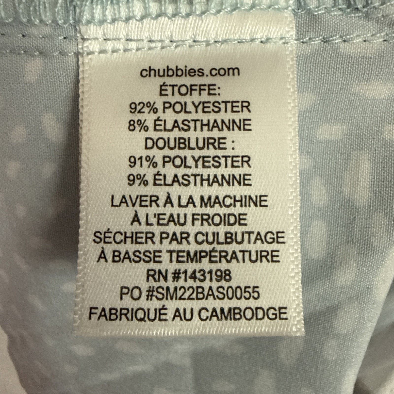 Chubbies Chubbies The Whale Sharks Swim Trunks Mens XXL Blue 7" NWT Size US 38 / EU 54 - 12 Thumbnail