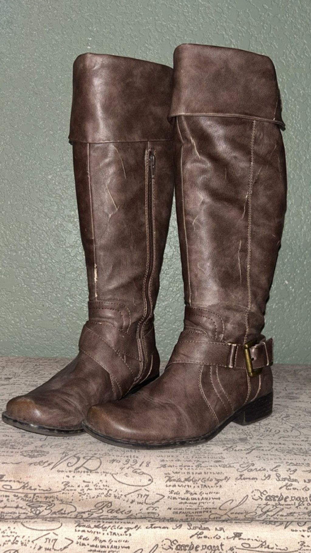 Other Women's Baretraps Brown Heeled Boots Size 8 Size US 8 / IT 38 - 2 Thumbnail