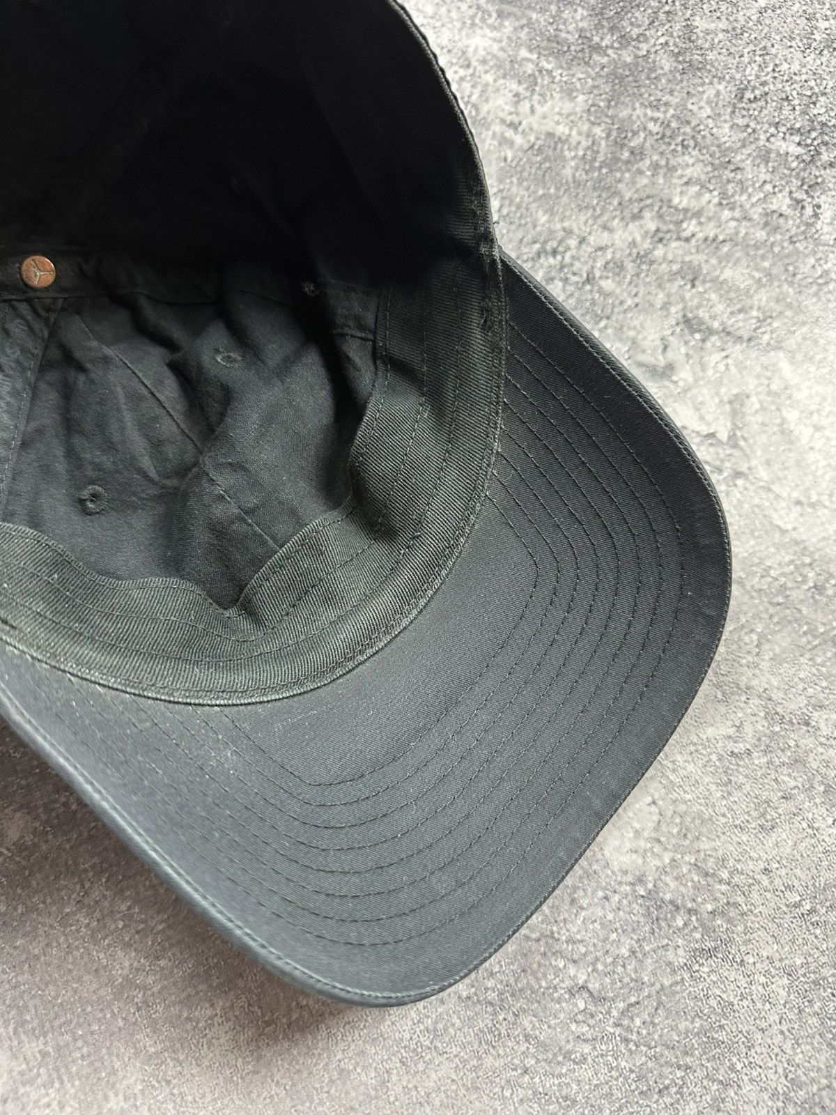 Jordan Brand Vintage Air Jordan Nike Cap Small Centre Logo Black Y2K Hat Size ONE SIZE - 12 Thumbnail