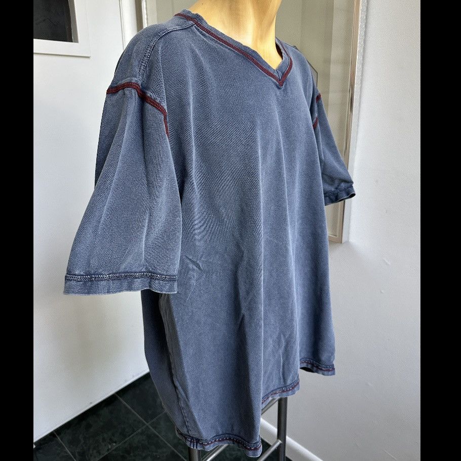 Johnston & Murphy JOHNSTON & MURPHY STONEWASHED FADED KNIT TSHIRT VNECK XXL Size US XXL / EU 58 / 5 - 3 Thumbnail