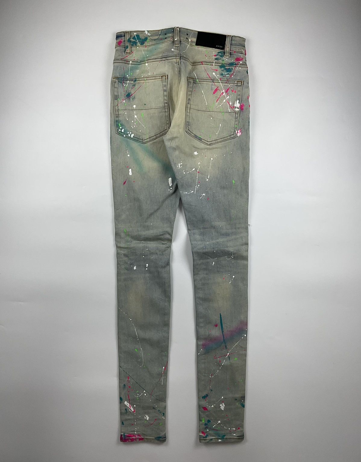 Amiri Amiri S/S'19 Distressed Paint Splatter Denim Pants Size US 28 / EU 44 - 3 Thumbnail