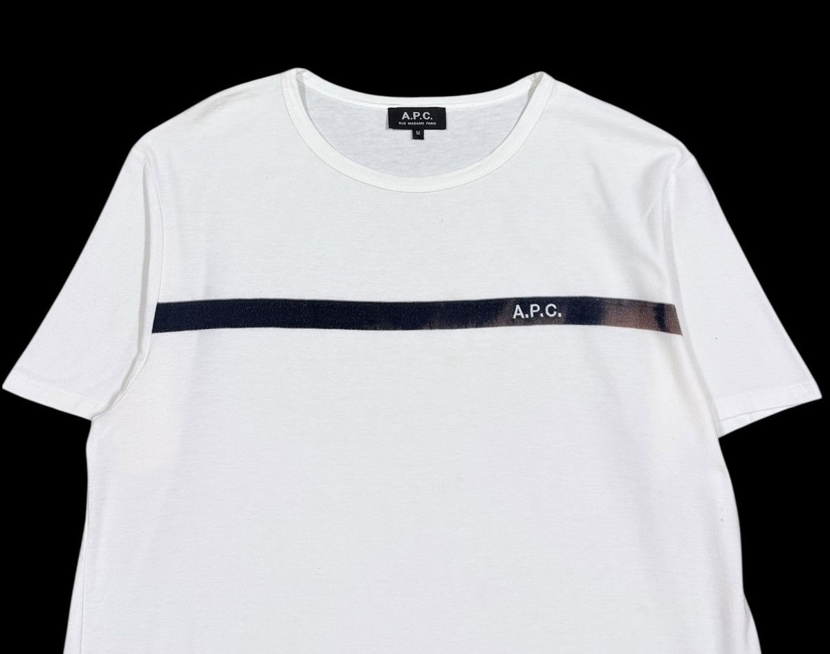 A.P.C. A.P.C Stripe Trim T-Shirt Size US M / EU 48-50 / 2 - 3 Thumbnail