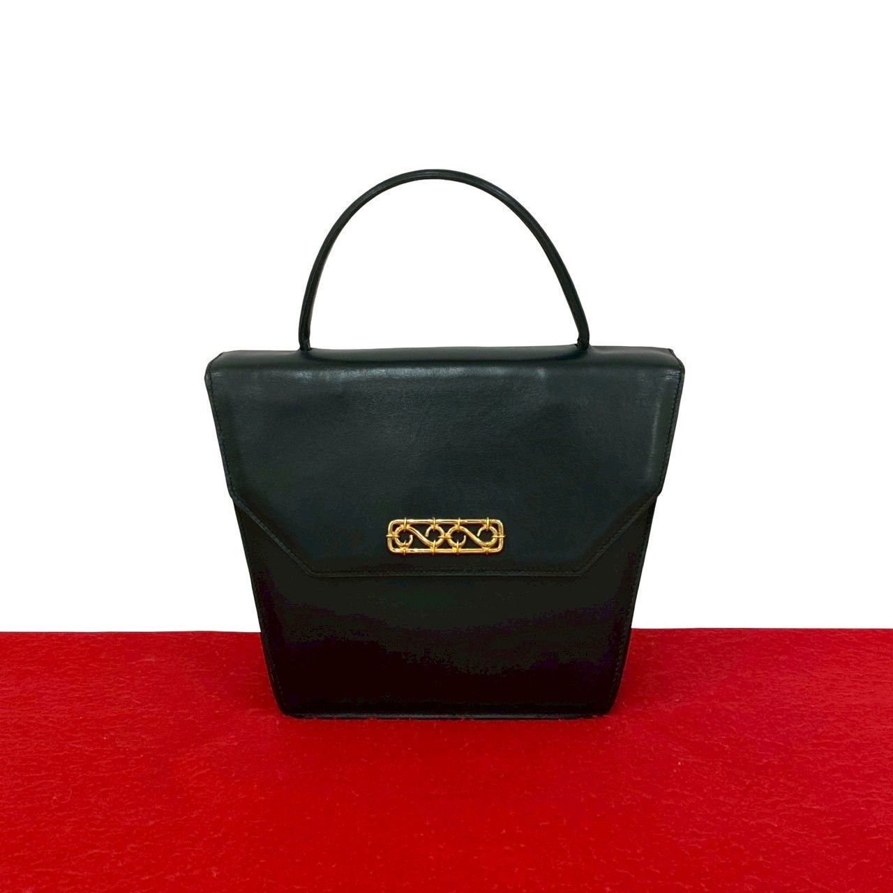 Celine Celine Calf Leather Handbag Leather Handbag Duty Free For Usa in Black, Women's