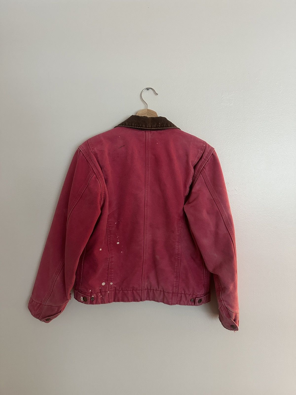 Carhartt × Vintage Pink Carhartt Detroit Jacket Size S / US 4 / IT 40 - 2 Thumbnail