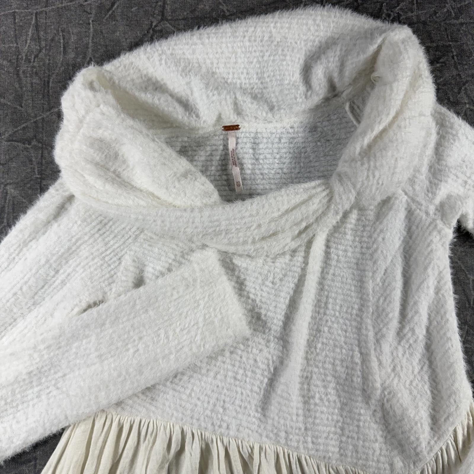 Free People Free People Shirt Women's XS White Long sleeve Size XS / US 0-2 / IT 36-38 - 1 Thumbnail