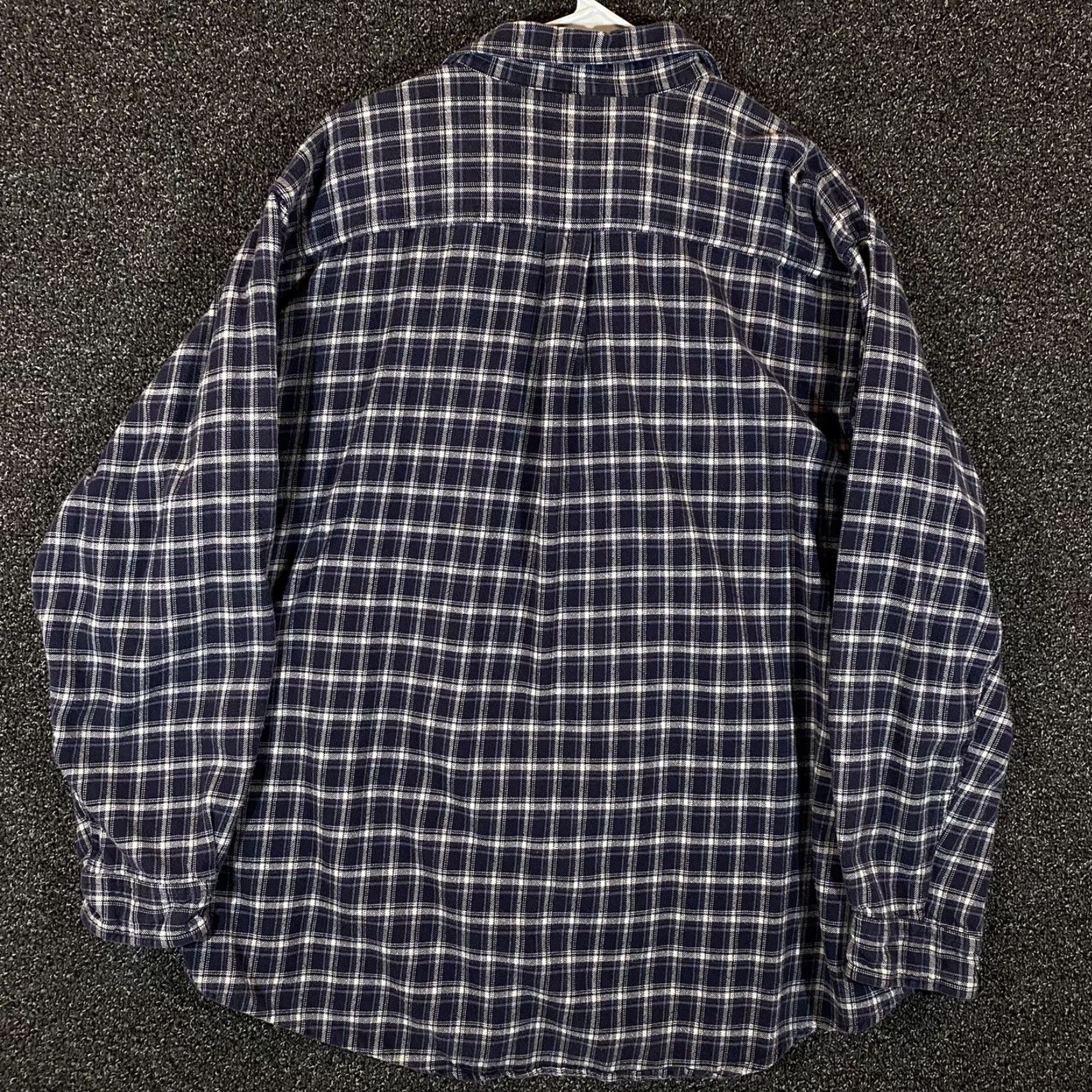 Carhartt VINTAGE? No, not vintage. Carhartt Shirt Mens XL Blue White Plaid Button-Down Long Sleeve Work Casual Size US XL / EU 56 / 4 - 6 Thumbnail