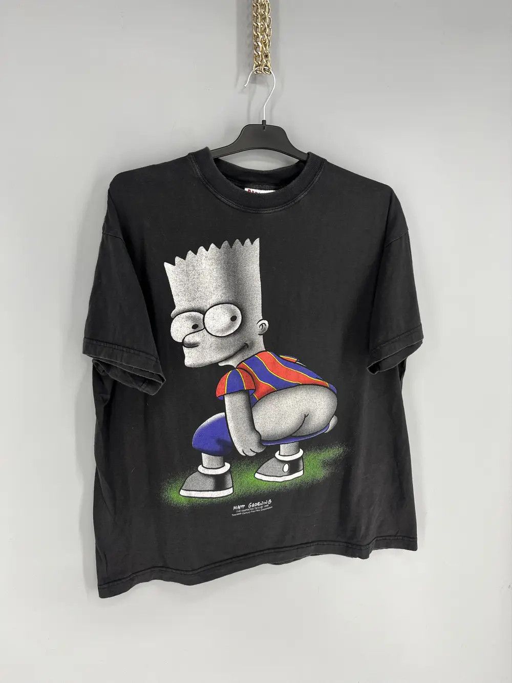 Vintage Vintage Bart Simpson 1998 Matt Groening Boxy Fit Redwood But Size US XL / EU 56 / 4 - 2 Thumbnail