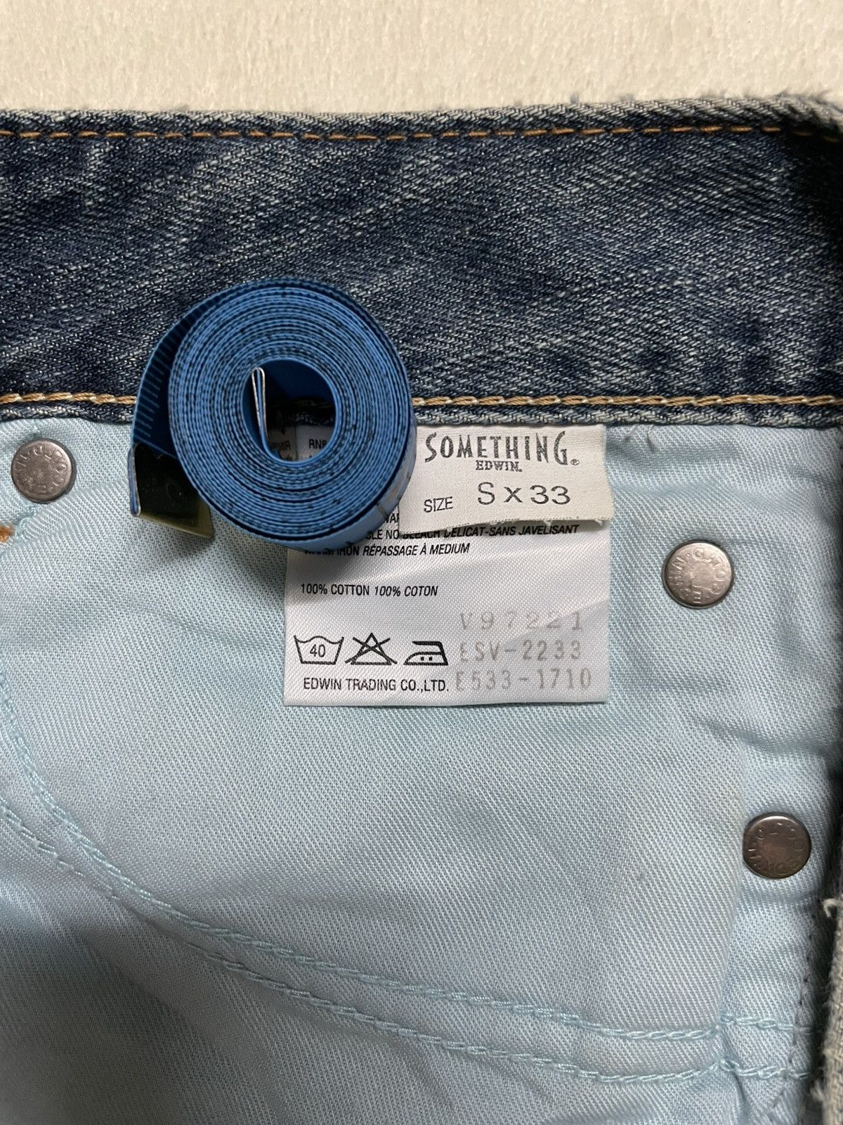 Edwin Vintage Edwin Boot Cut Distressed Ripped Denim Jeans Size US 30 / EU 46 - 8 Thumbnail