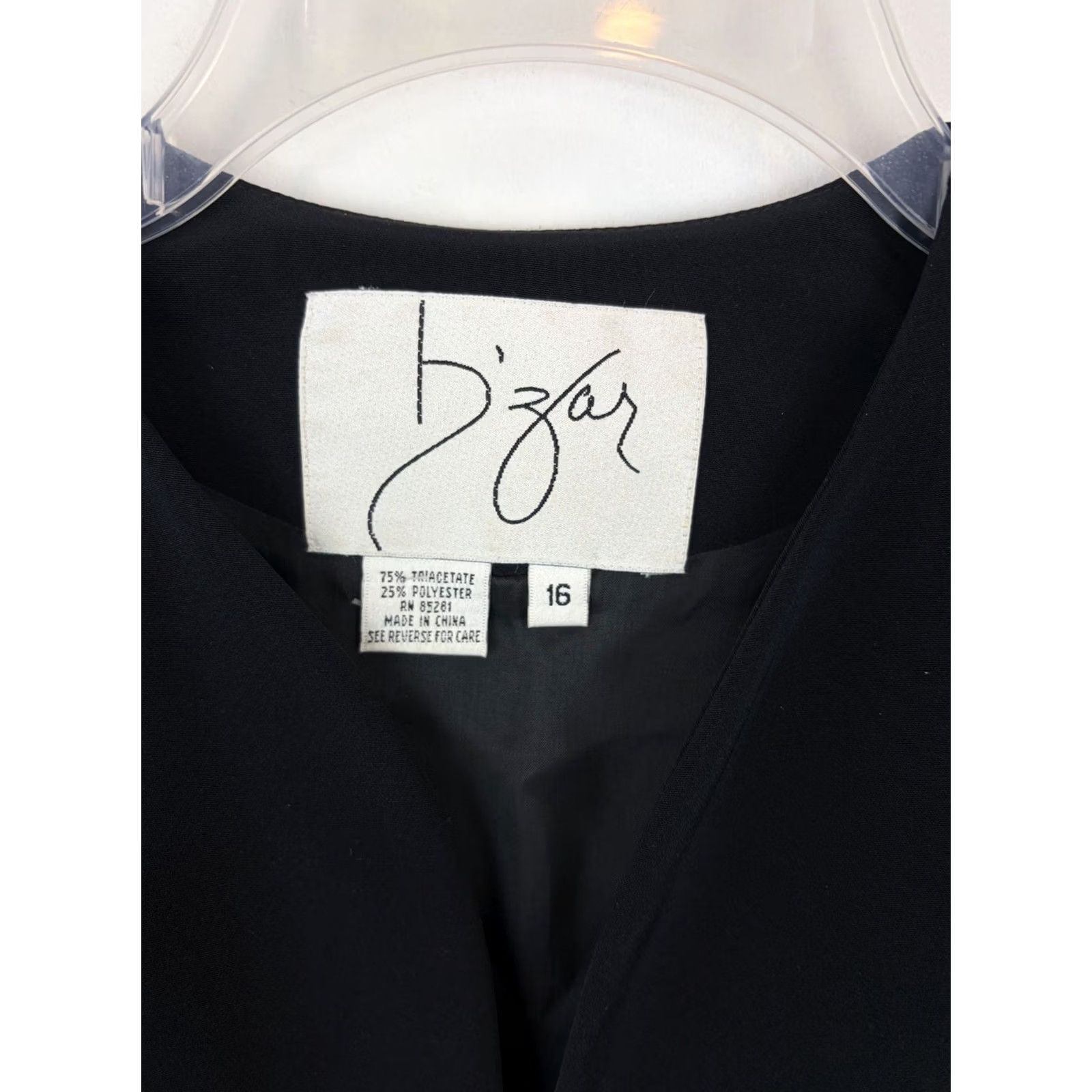 Vintage VINTAGE B’zar Beaded Maxi Dress Womens Party Black Evening Dress Black Tie 16 Size XXL / US 16-18 / IT 52-54 - 3 Thumbnail