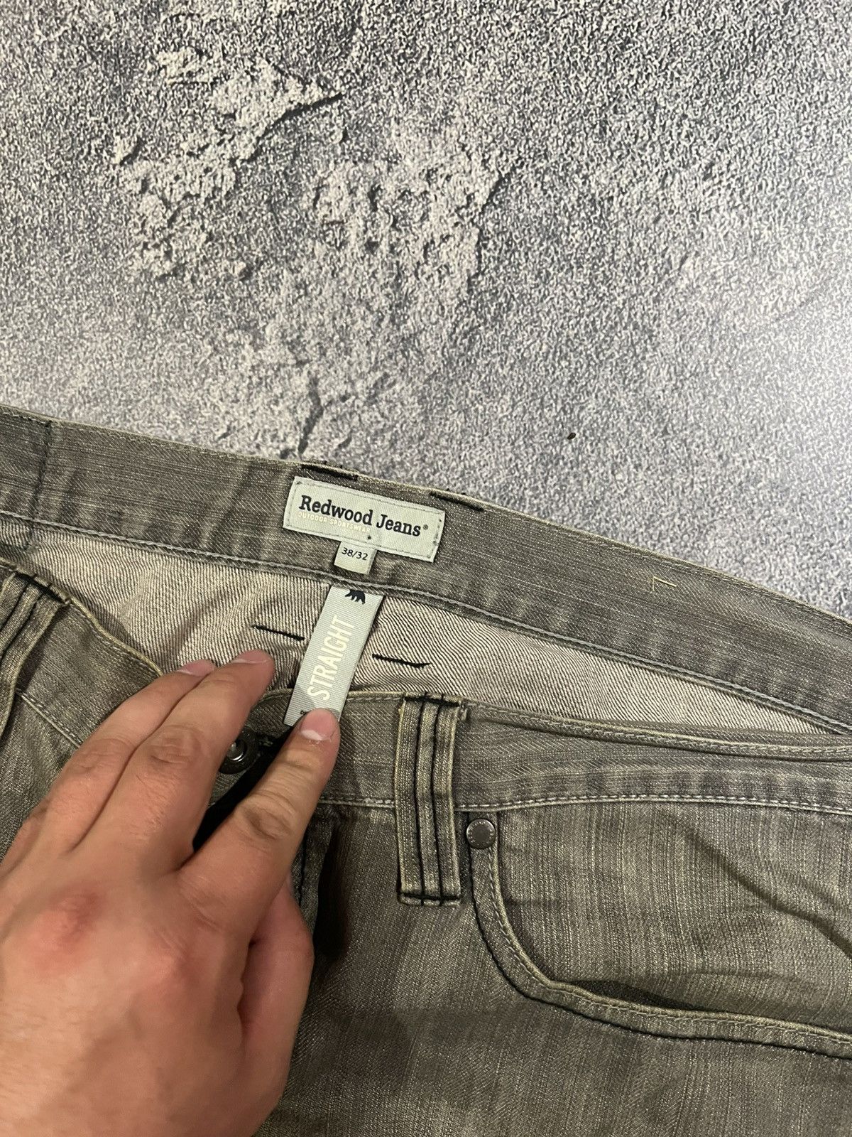 Japanese Brand Archival Dirty Washed Jean Baggy / Faded Streetwear Y2K Size US 38 / EU 54 - 5 Thumbnail