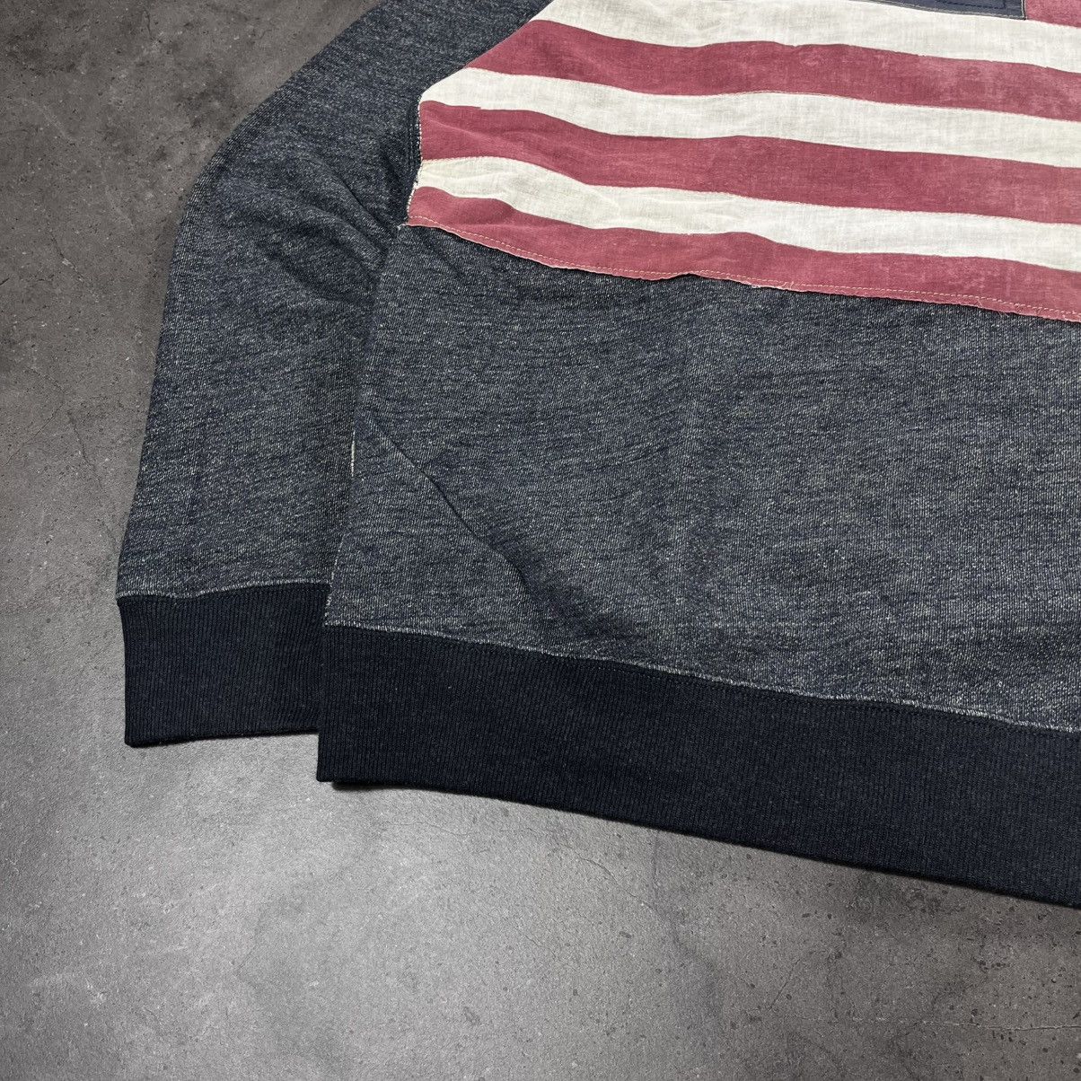 Polo Ralph Lauren Polo Ralph Lauren Vintage Big Logo Flag USA Zip Hoodie Hype Size US XL / EU 56 / 4 - 7 Thumbnail