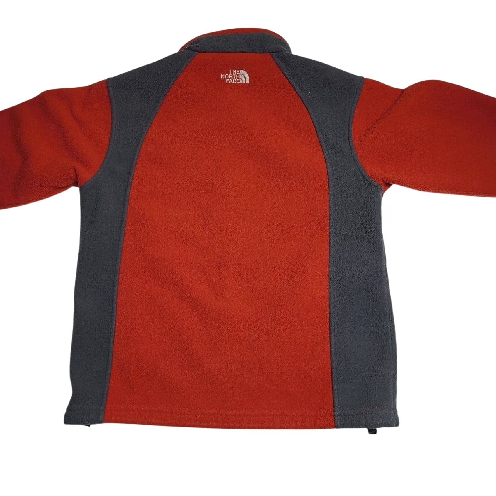 The North Face The North Face Women Jacket Meduim Red Grey Fleece Zip-up Hooded Long Sleeve Pocket Full Zip Casual Modern Regular Women's M Red Grey Fleece Jacket Size M / US 6-8 / IT 42-44 - 2 Thumbnail