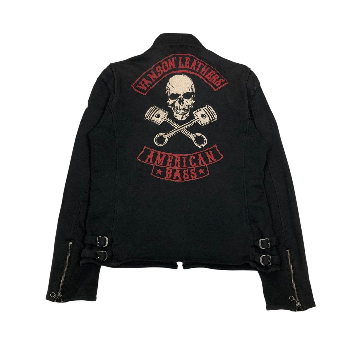 Vanson Leathers 🔥MEGA RARE VANSON LEATHER SKELETON BONES BIKER JACKET Size US L / EU 52-54 / 3 - 2 Thumbnail