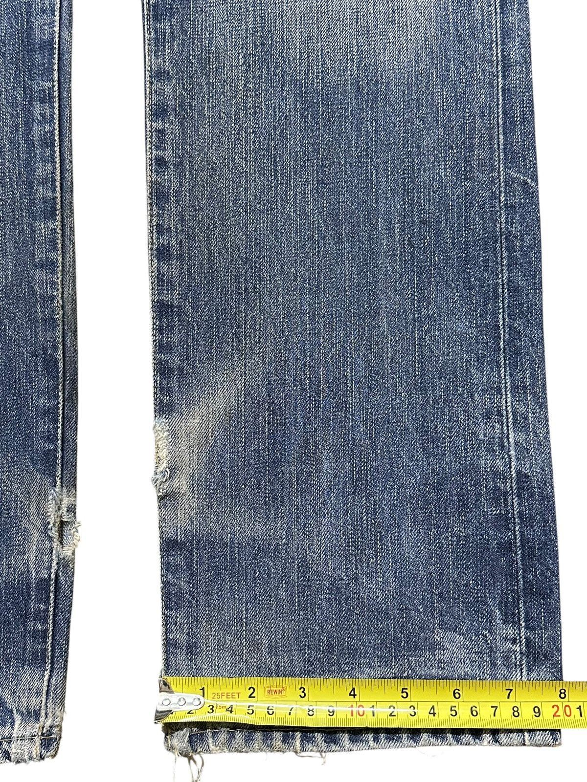 Levi's Vintage 90s Levis 505 Blue Faded Wash Distressed Loose Jeans Size US 33 - 16 Thumbnail