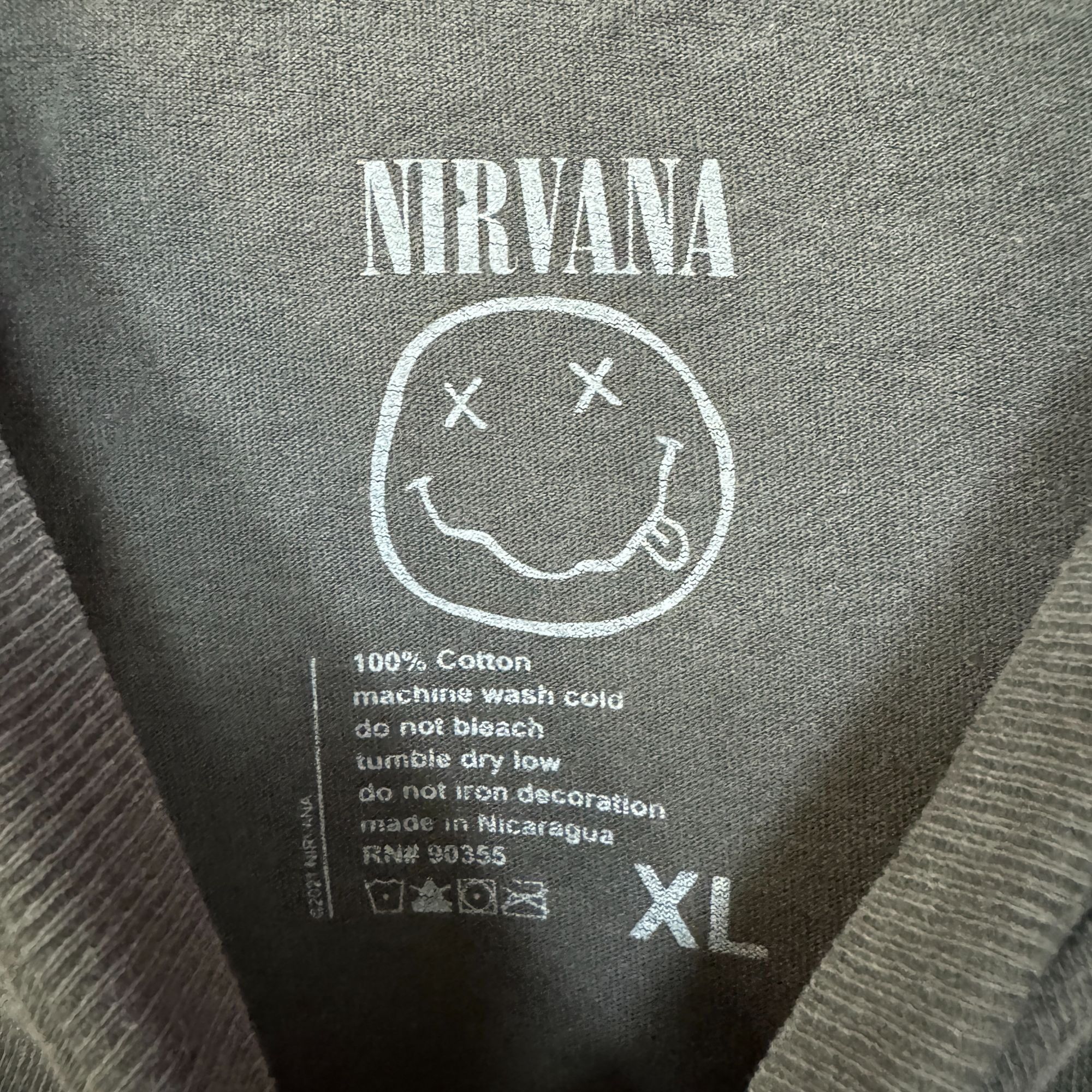 Nirvana Nirvana Smells Like Teen Spirit Oversized Grunge Band Tee XL Size US XL / EU 56 / 4 - 4 Thumbnail