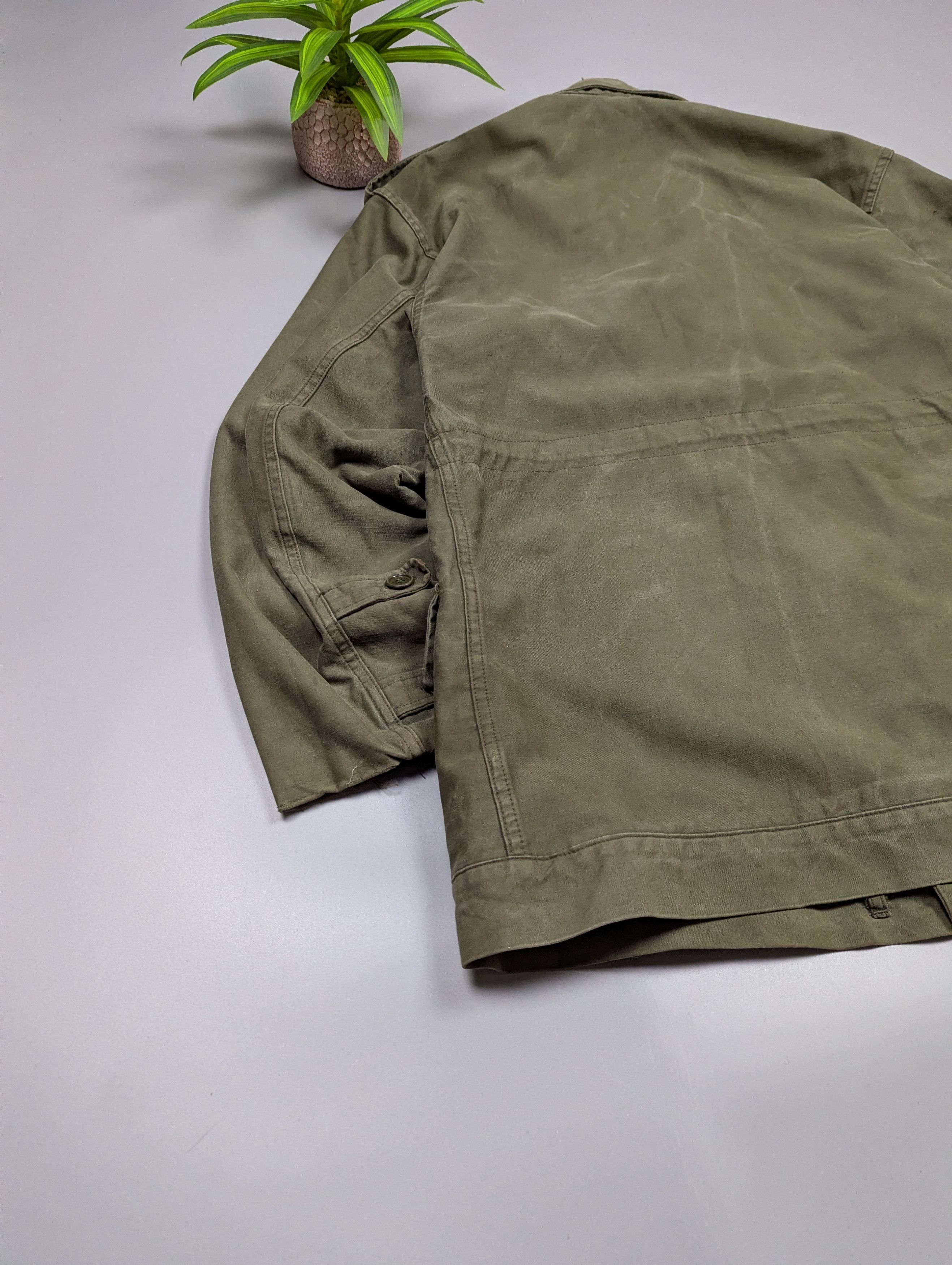 Vintage 1980s Dutch Army Field Jacket Military Cotton Utility Coat Size US M / EU 48-50 / 2 - 17 Thumbnail