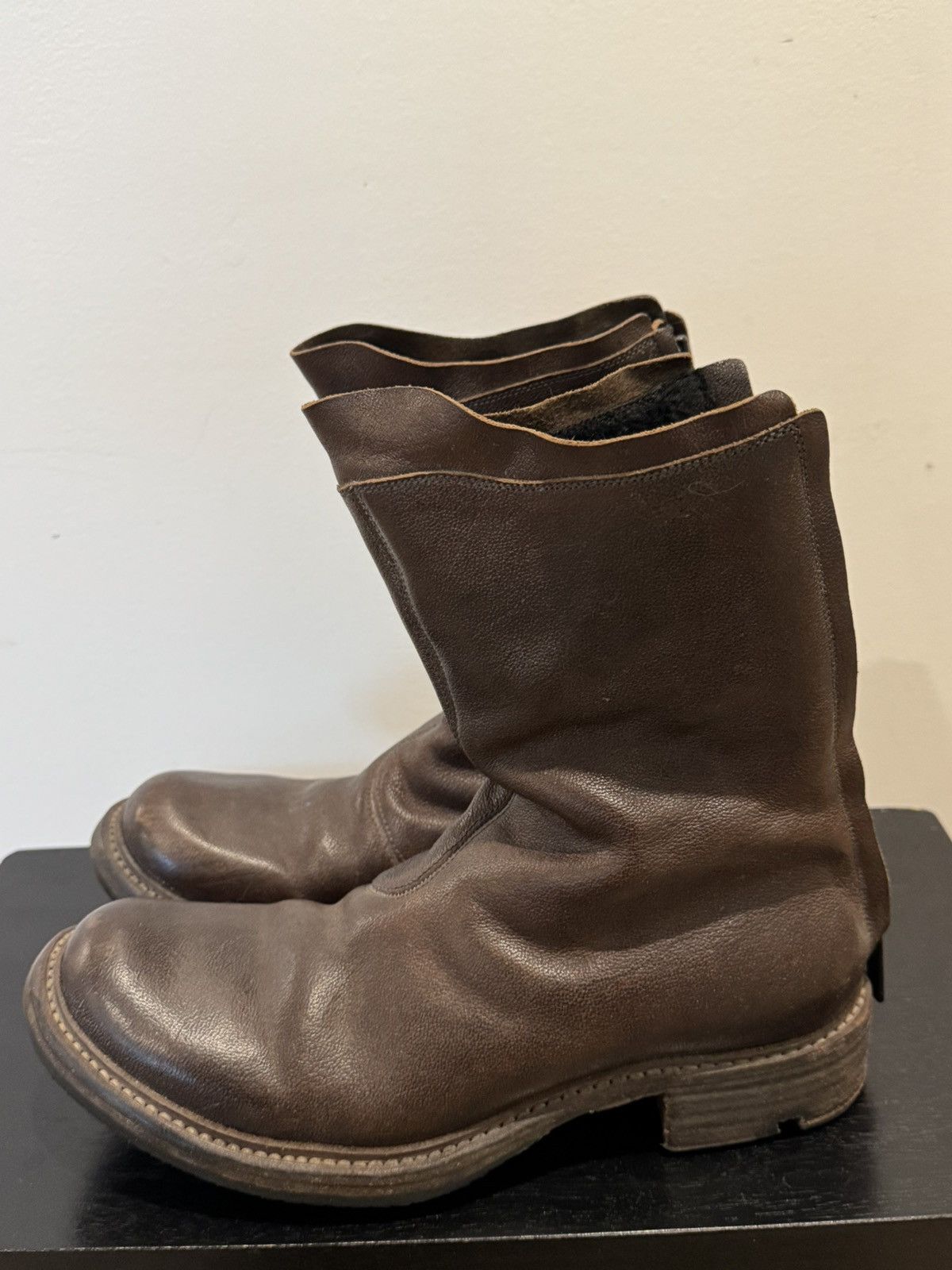Layer-0 Women Back zipped shearling boots Size US 9 / IT 39 - 1 Thumbnail