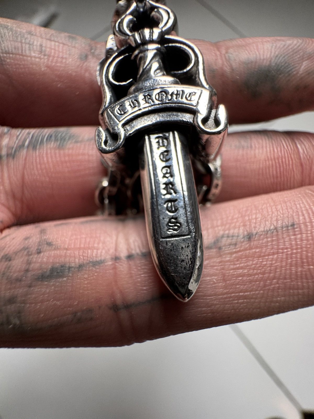Chrome Hearts Chrome Hearts Double Dagger Pendant Size ONE SIZE - 8 Thumbnail
