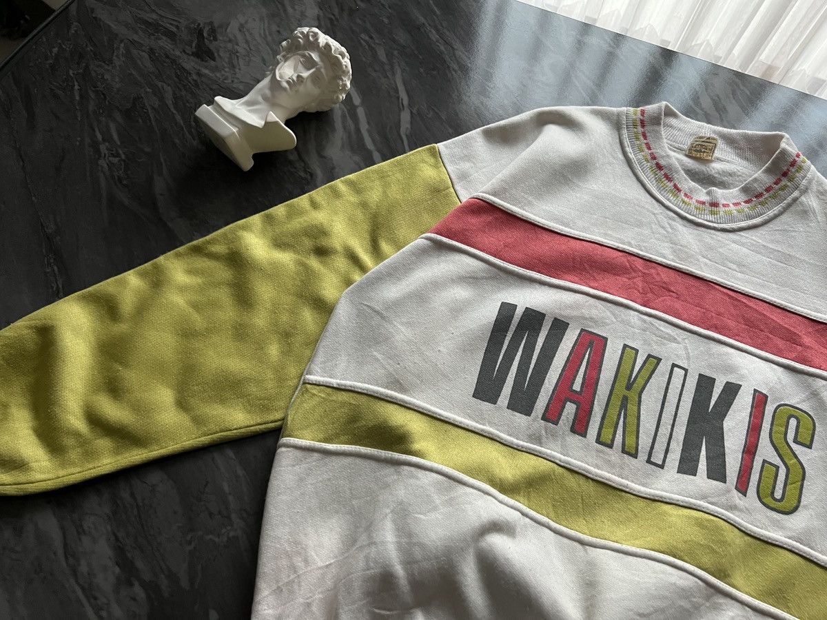 Vintage WAKIKIS : Swater Rare Pattern Match Collection Size US L / EU 52-54 / 3 - 3 Thumbnail