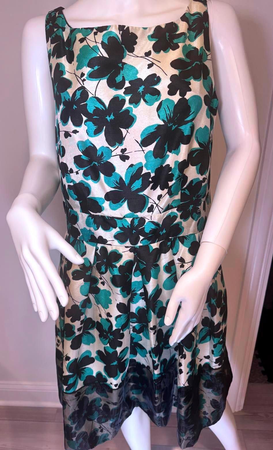 Ann Taylor Stylish Floral Print Dress by Taylor Size 14 Size XL / US 12-14 / IT 48-50 - 1 Thumbnail
