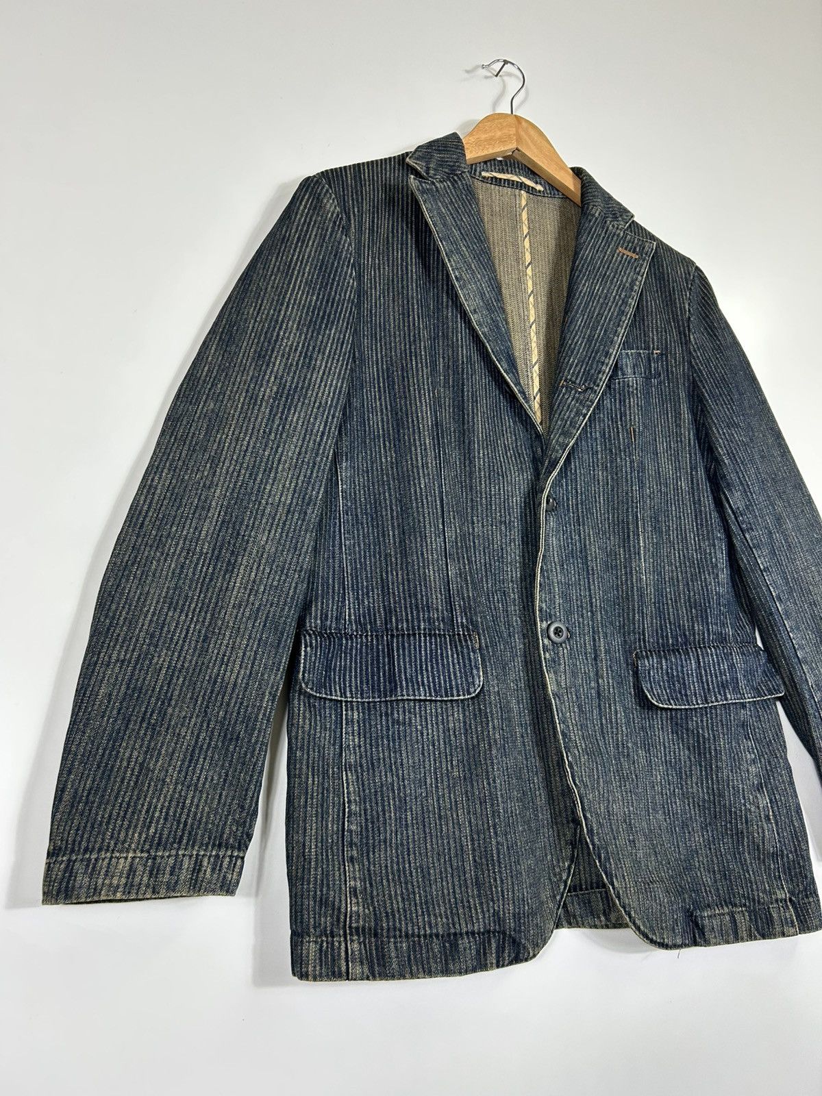 Boycott × Japanese Brand ⚡️Vintage Boycott Denim Single Breast Coat Jacket Size US S / EU 44-46 / 1 - 2 Thumbnail