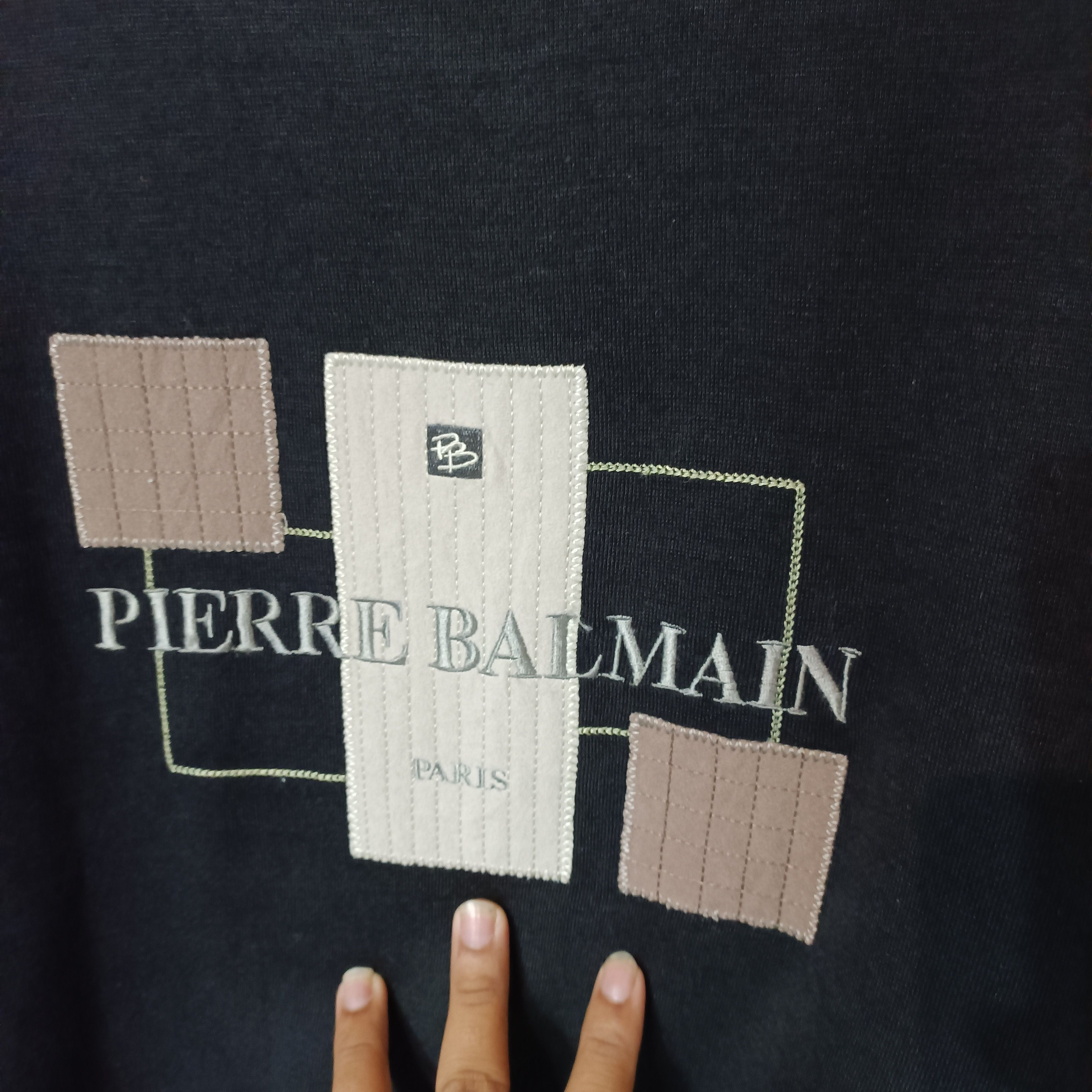 Pierre Balmain Pierre Balmain Paris Vintage Sweatshirt Size US L / EU 52-54 / 3 - 3 Thumbnail