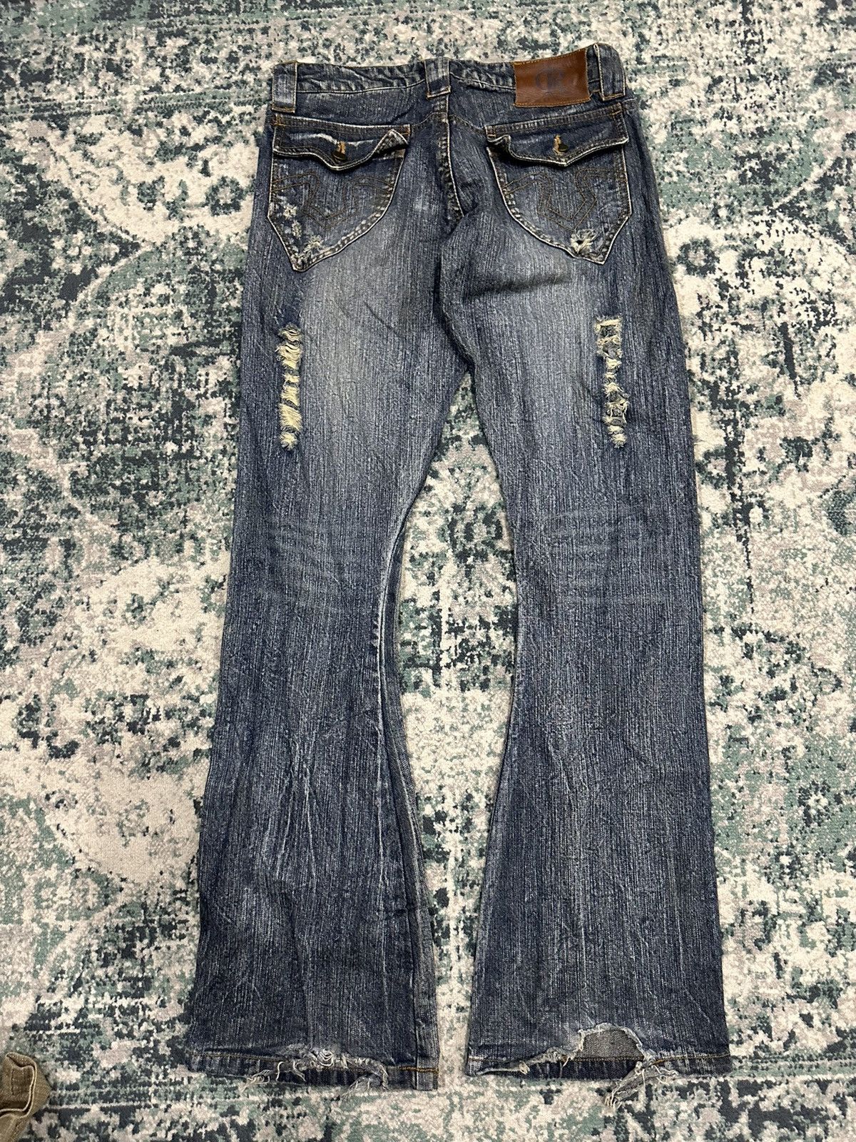 Y2K In The Attic By Growth Flared Denim Pant