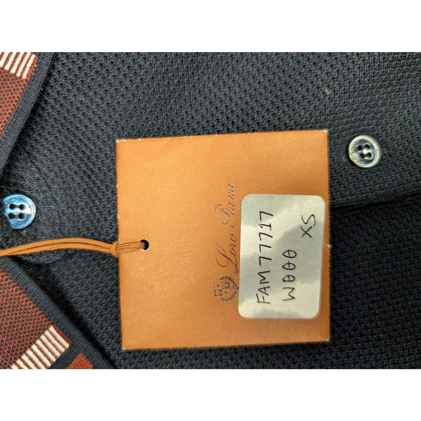 Loro Piana o1rshd1 Polo Shirt in Navy Blue Size US XS / EU 42 / 0 - 13 Thumbnail