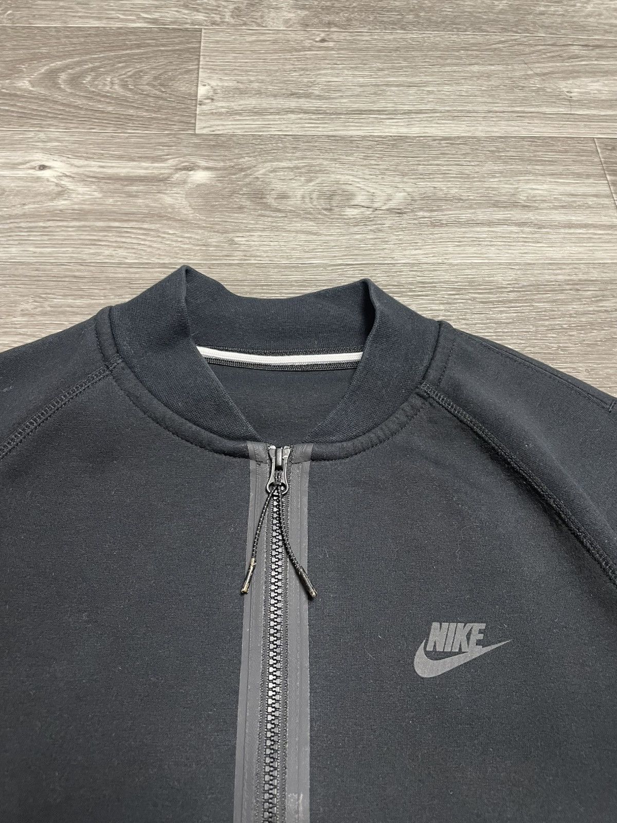 Nike Nike Tech Fleece Black Varsity Bomber Jacket Size US S / EU 44-46 / 1 - 10 Thumbnail