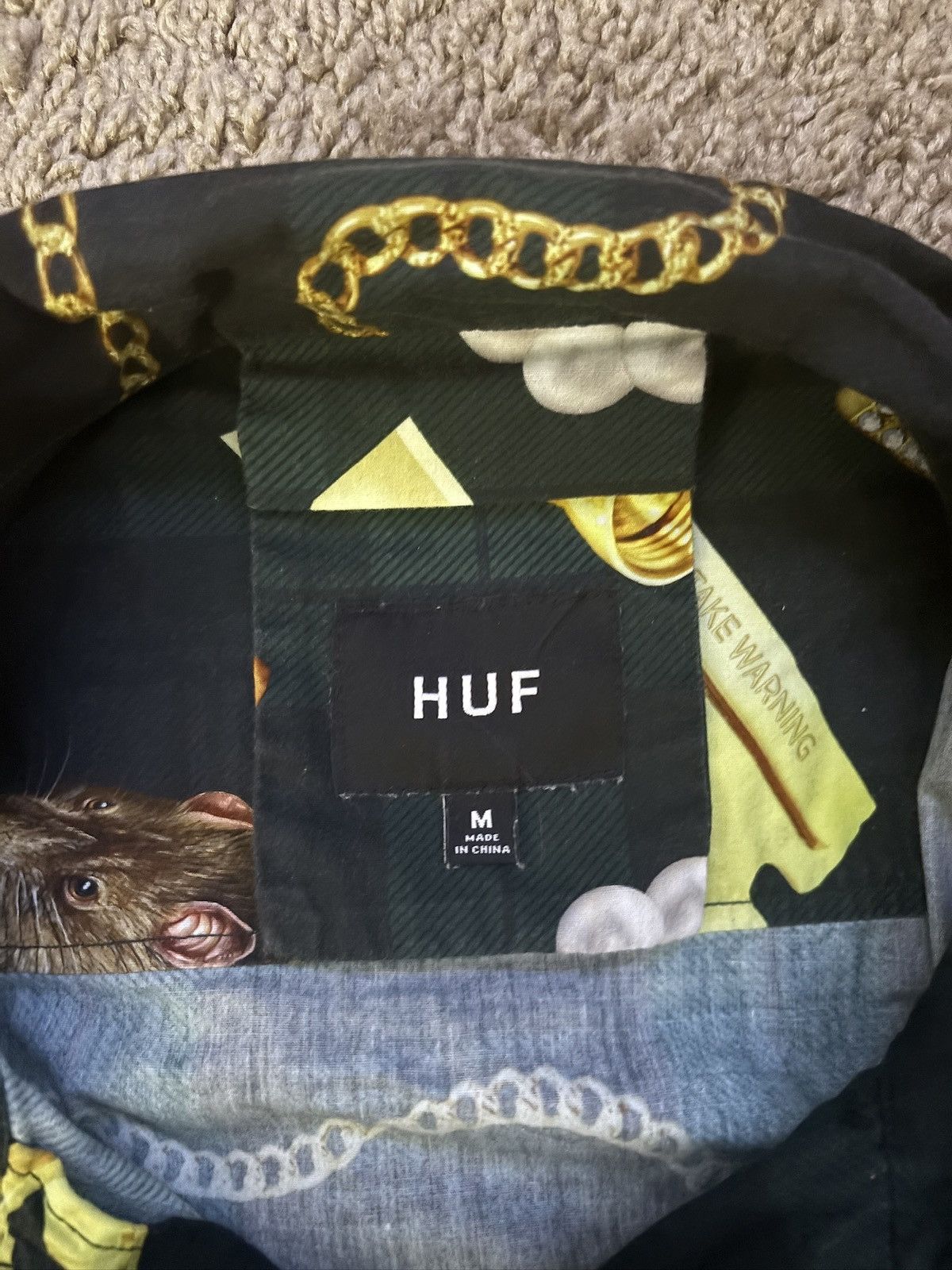 Huf Huf short-sleeve shirt Size US M / EU 48-50 / 2 - 3 Thumbnail