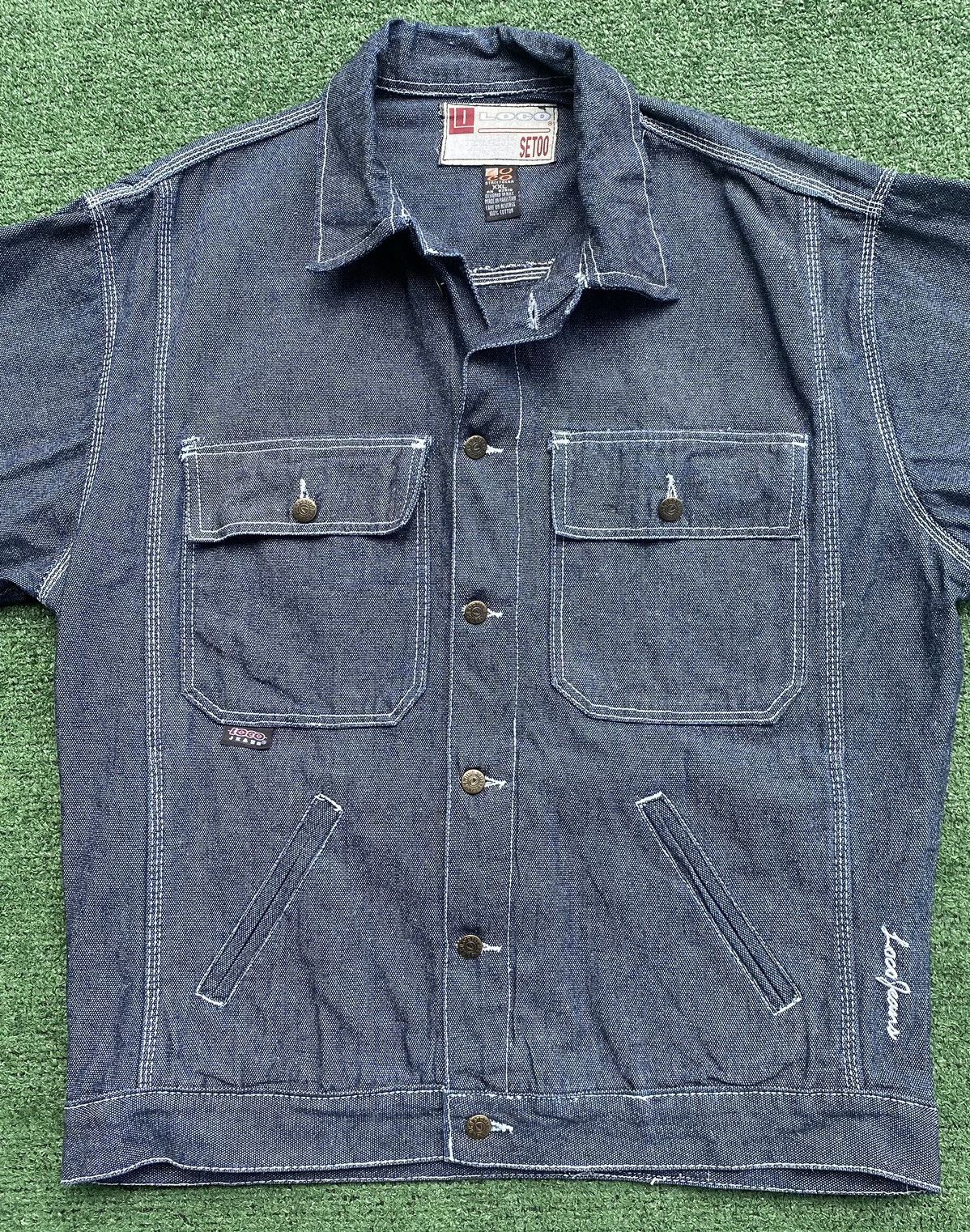 Other Vintage Y2K Loco Jean Streetwear Denim Jacket Men’s 2XL Size US XXL / EU 58 / 5 - 3 Thumbnail