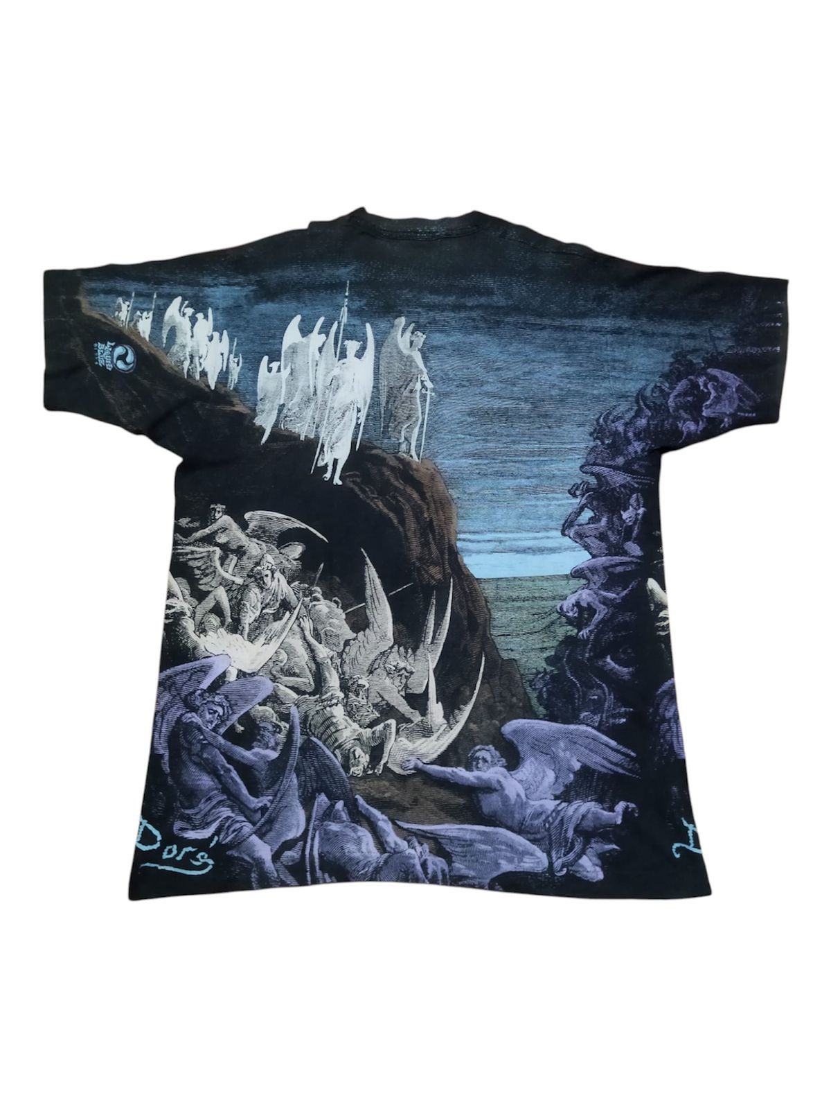 Liquid Blue × Vintage Vintage 90s Liquid Blue All Over Print Tee Size US L / EU 52-54 / 3 - 3 Thumbnail