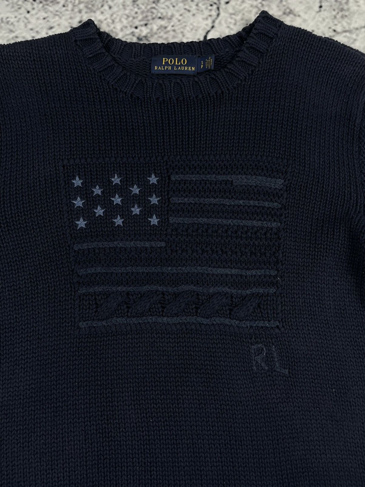 Polo Ralph Lauren Polo by Ralph Lauren S USA Flag Sweater Money Classi Size S / US 4 / IT 40 - 5 Thumbnail