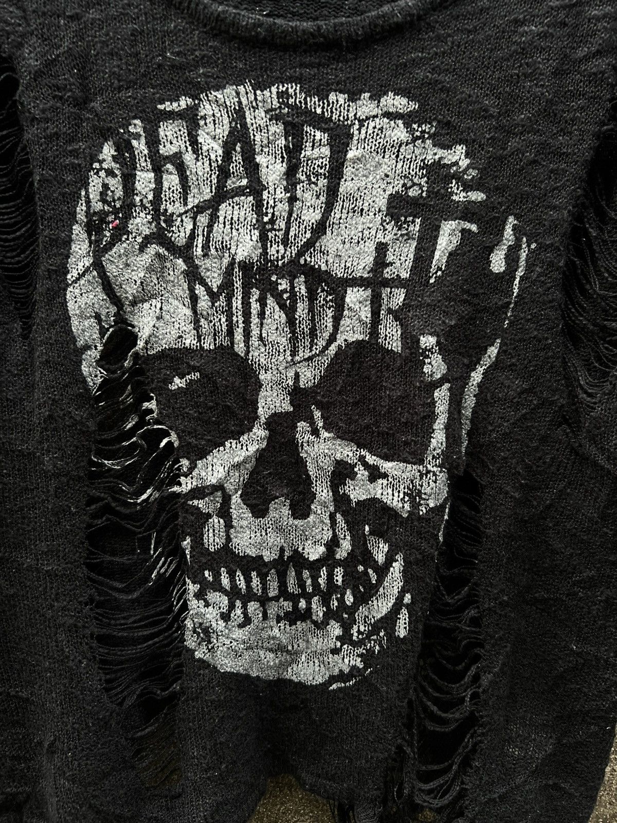 Japanese Brand × Seditionaries Ghost Of Harlem Destroyed Knit Sweater Size US M / EU 48-50 / 2 - 11 Thumbnail